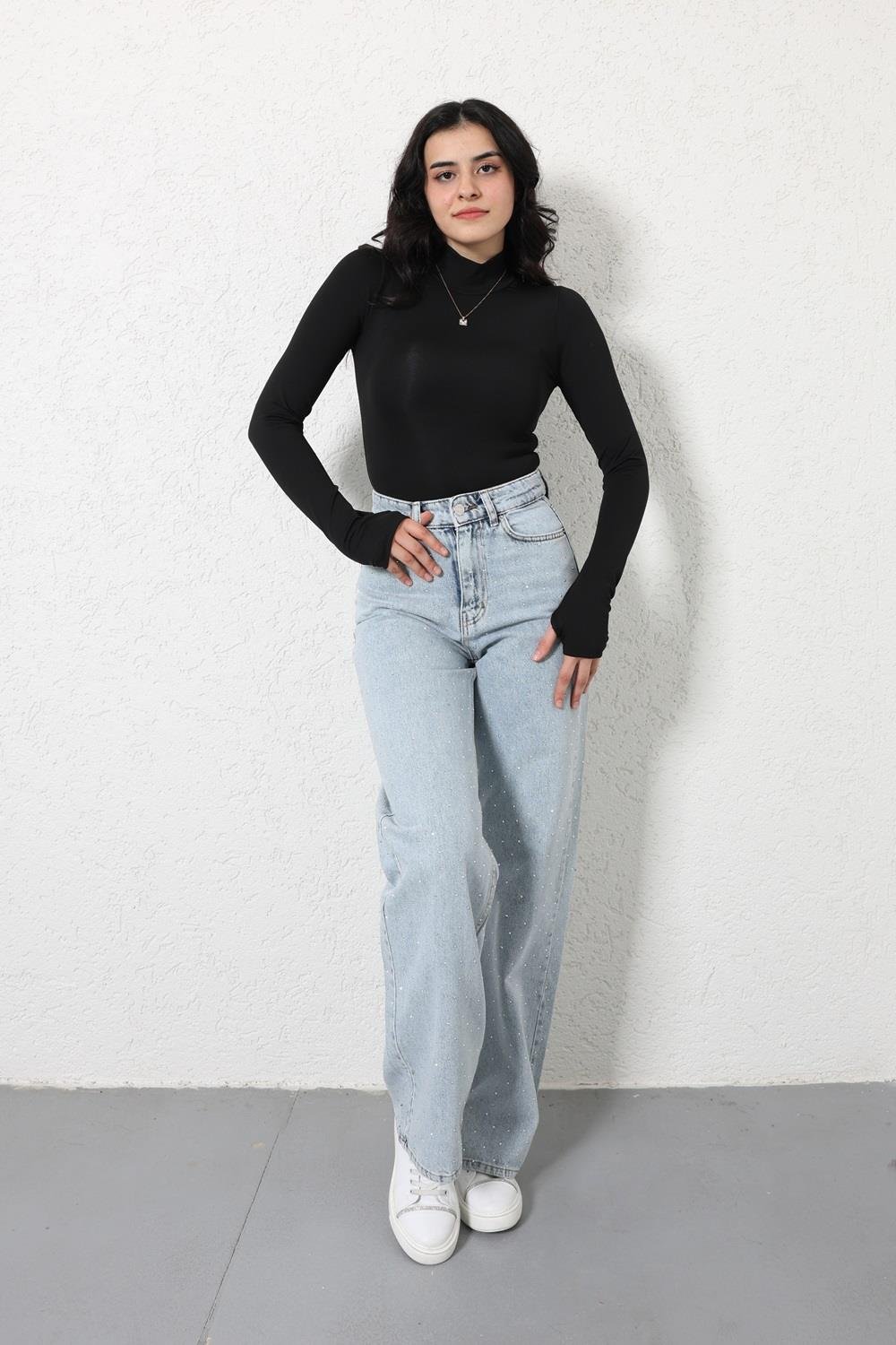 BodysuitBalıkçı Yaka Bodysuit
