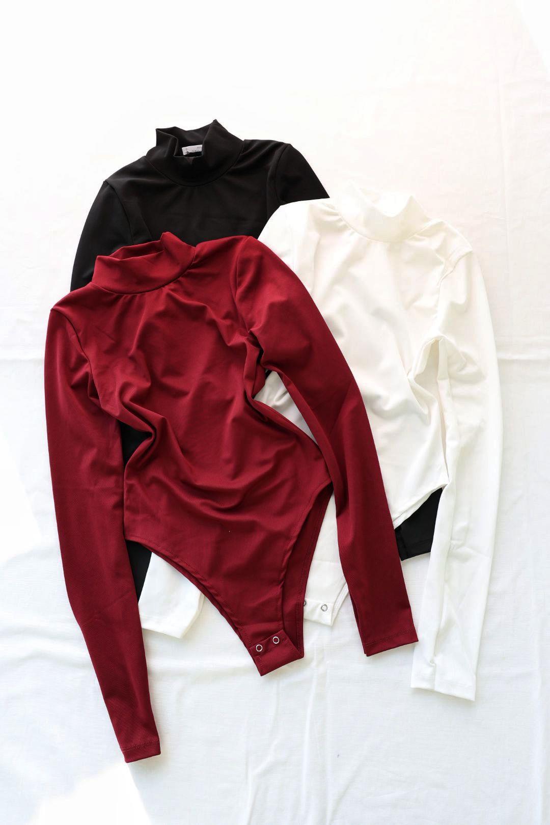 BodysuitBalıkçı Yaka Bodysuit