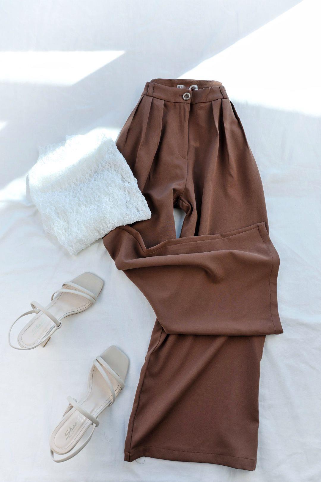 Pantolon3 Pile Plazzo Pantolon