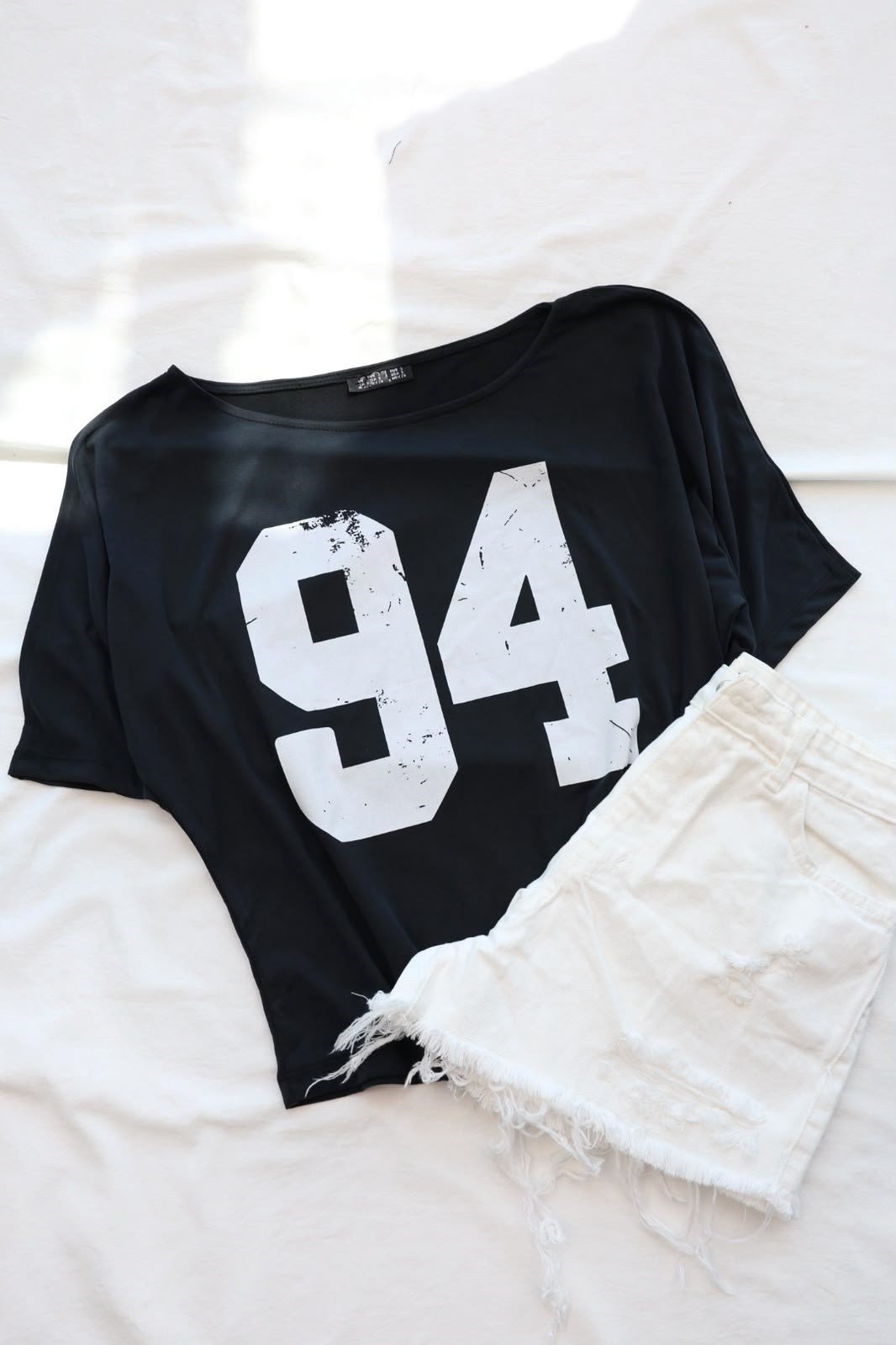 Tshirt96 Baskı Kayık Yaka Tshirt