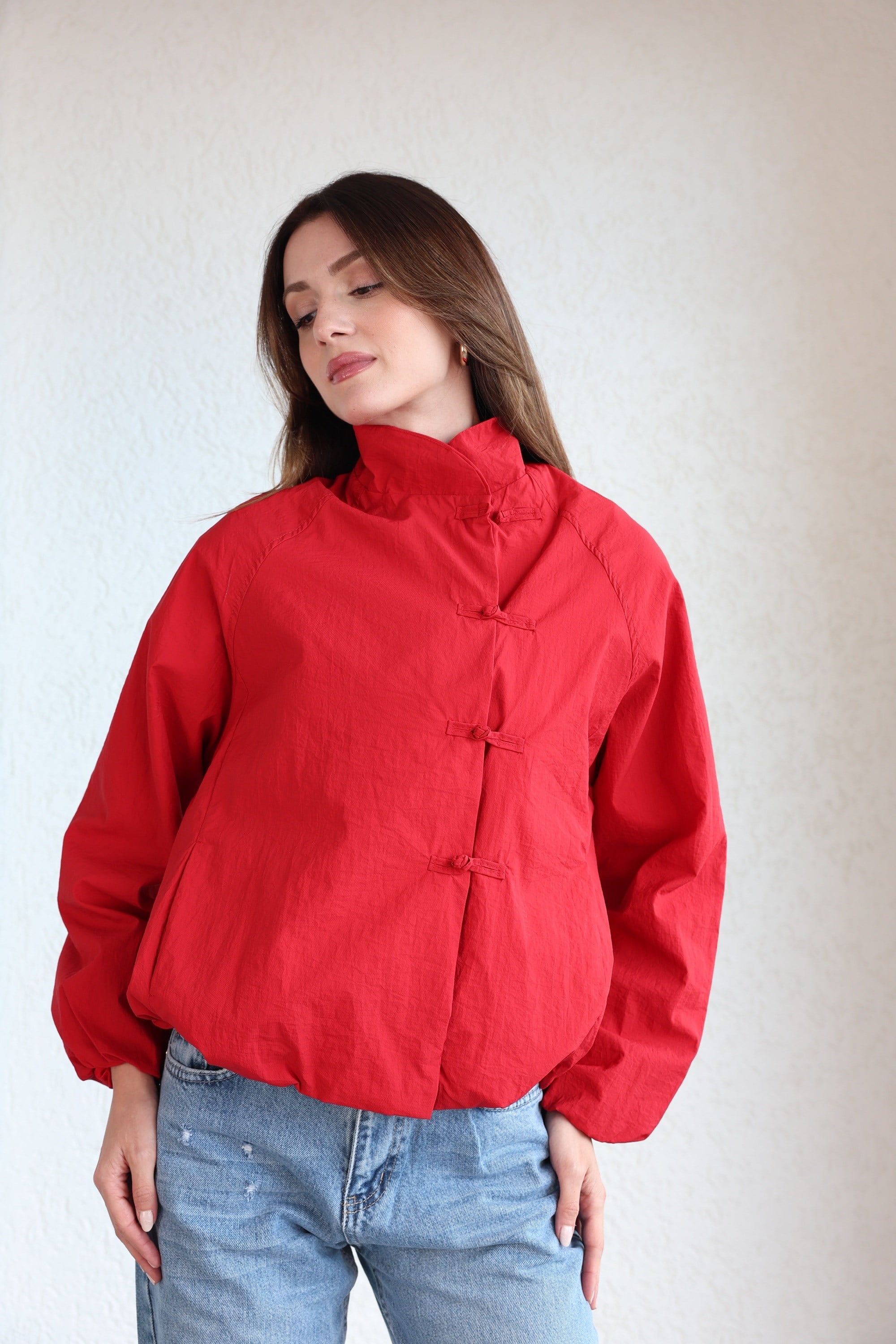 CeketAstalı Çıtçıtlı Bomber Ceket