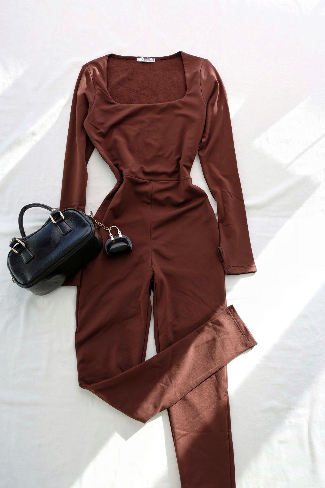 TulumKare Yaka Dalgı Şardonlu Tulum