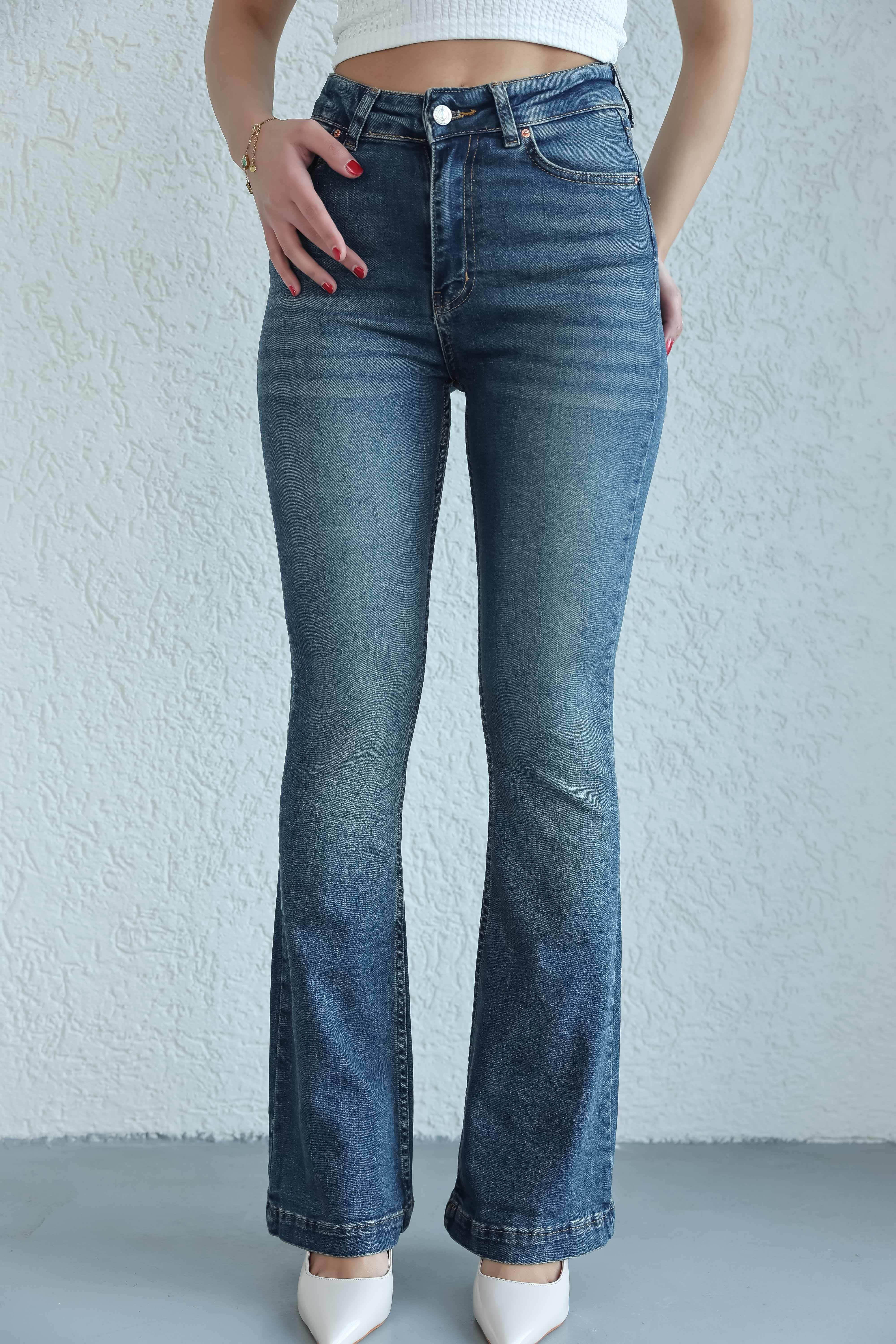 Jean/Kotİspanyol Paça Tintli Jean