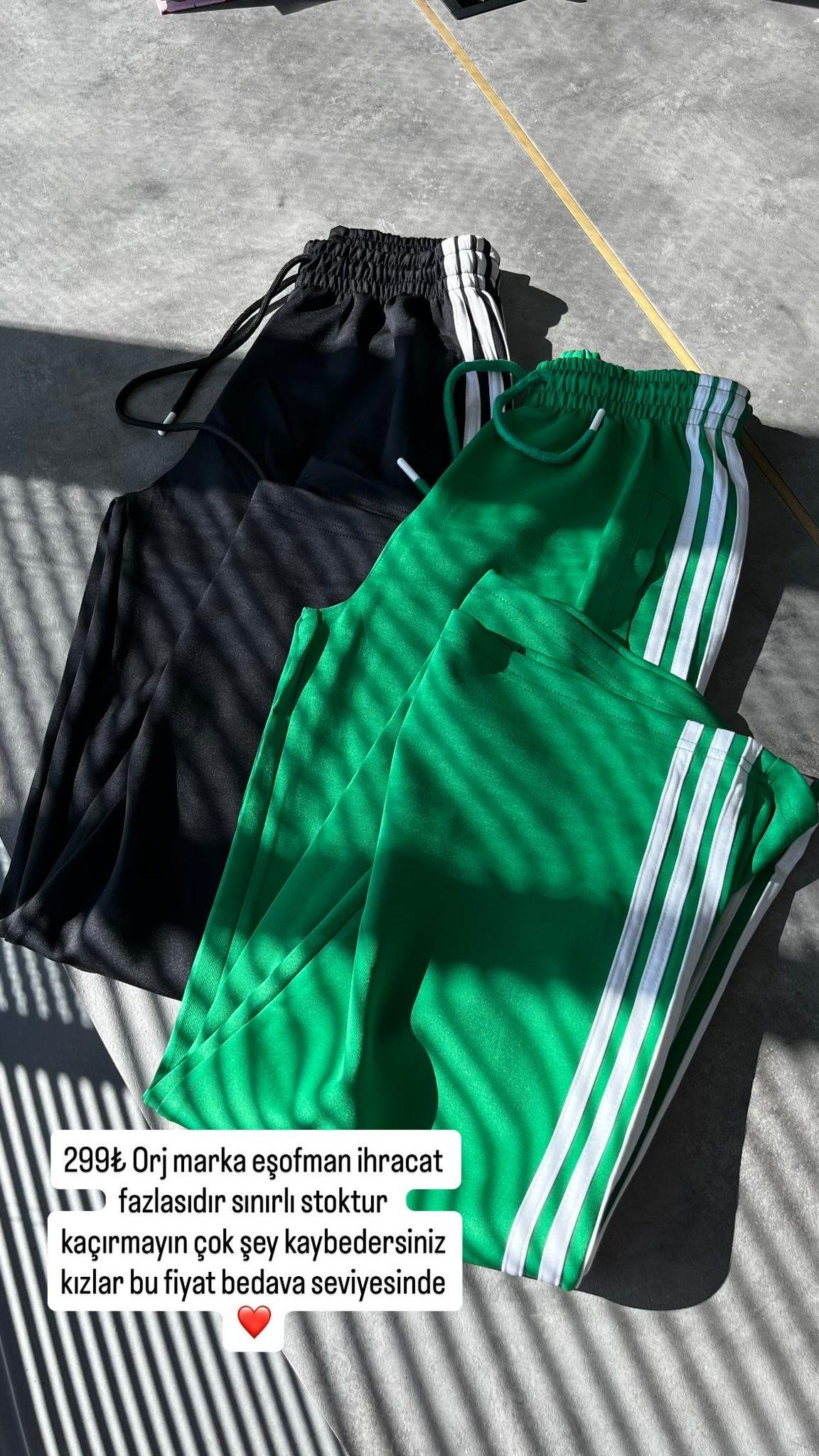 Eşofman3 Şeritli Plazzo Eşofman