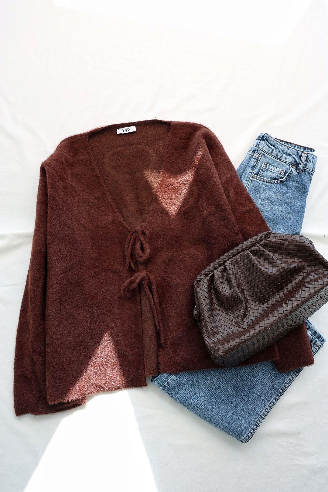 Triko/KazakBağlamalı Yumoş Orj Hırka