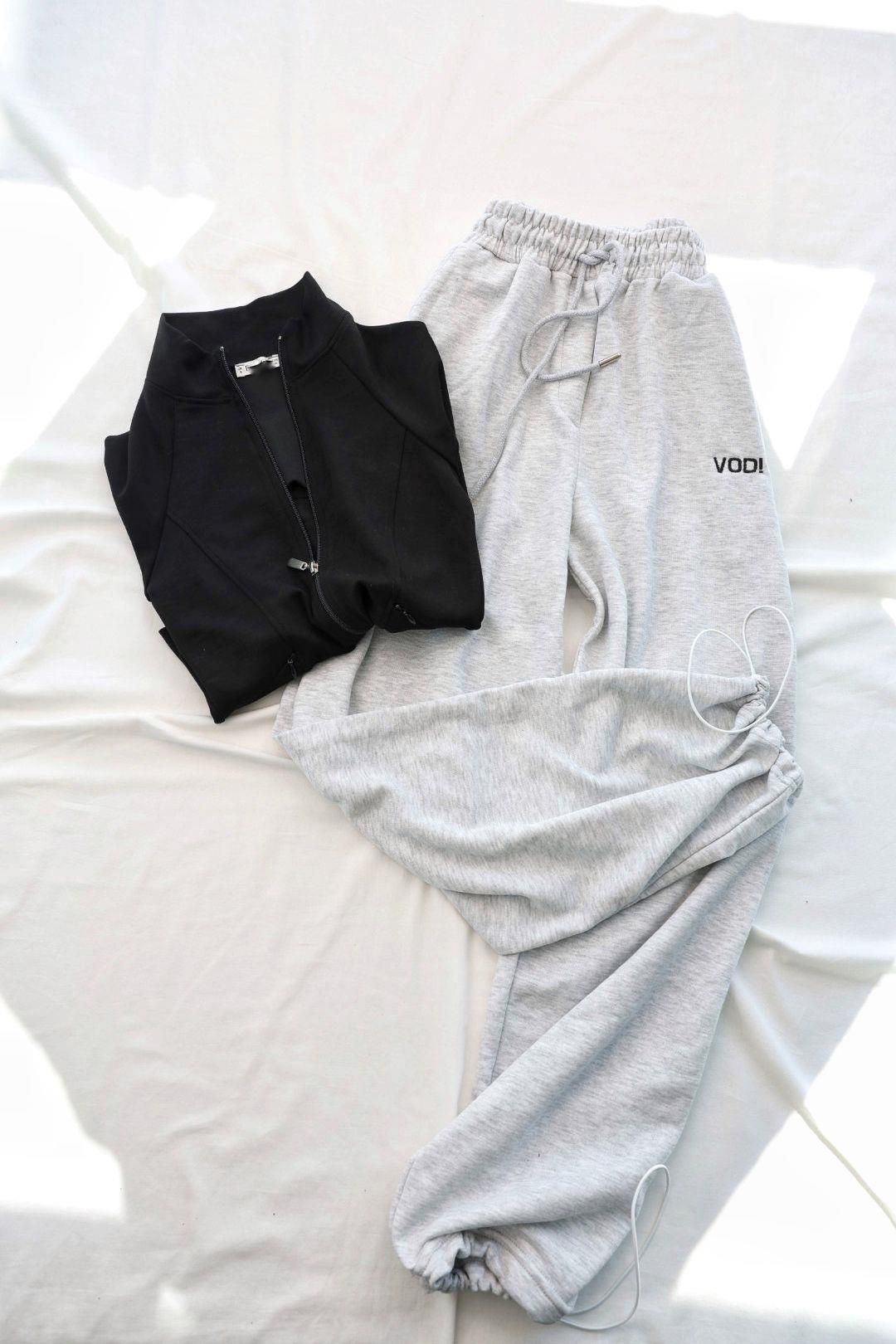 EşofmanPaça Lastik Vodi Nakışlı Sweat