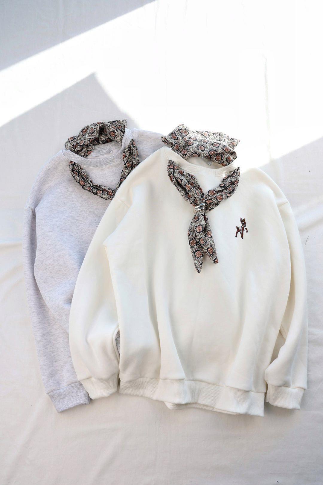 SweatFularlı Basic Sweat