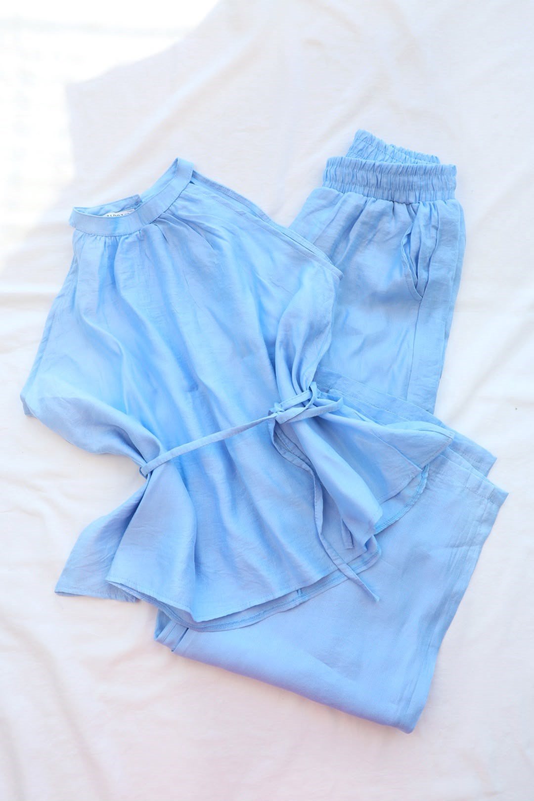 Pantolon TakımHalter Yaka Bluz Pantolon Takım