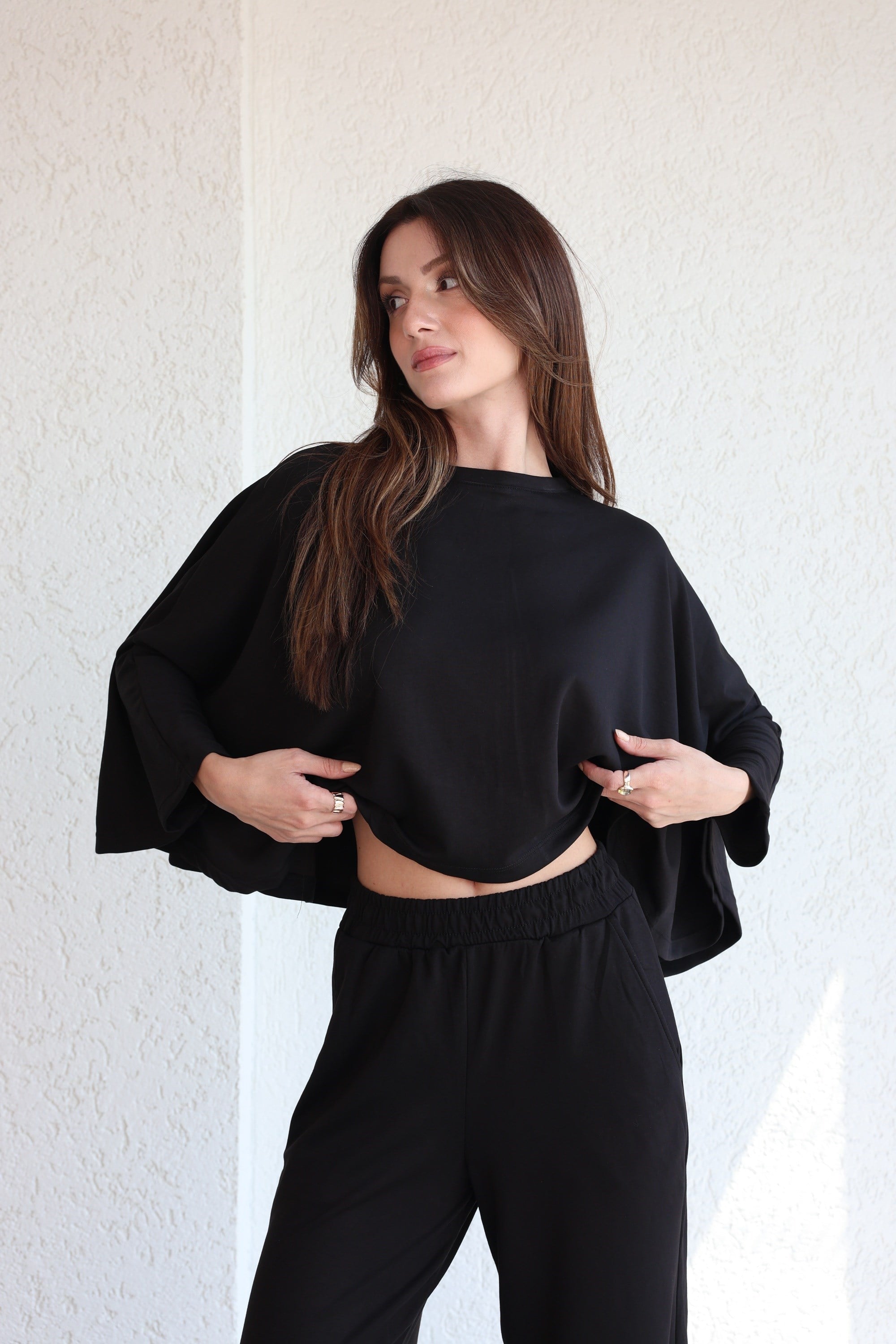 Pantolon TakımYarasa Kol Oysh Pantolon Bluz Takım