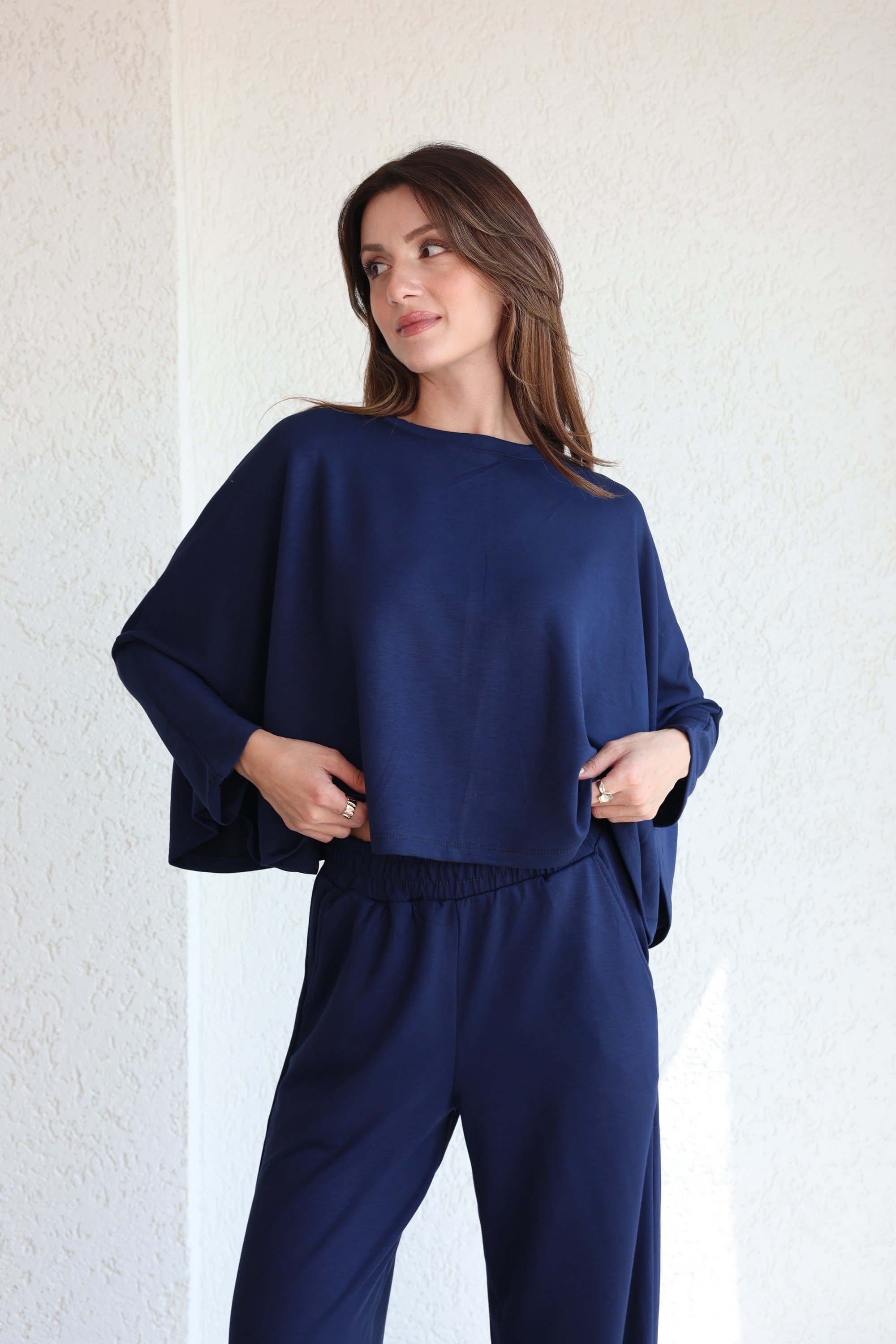 Pantolon TakımYarasa Kol Oysh Pantolon Bluz Takım