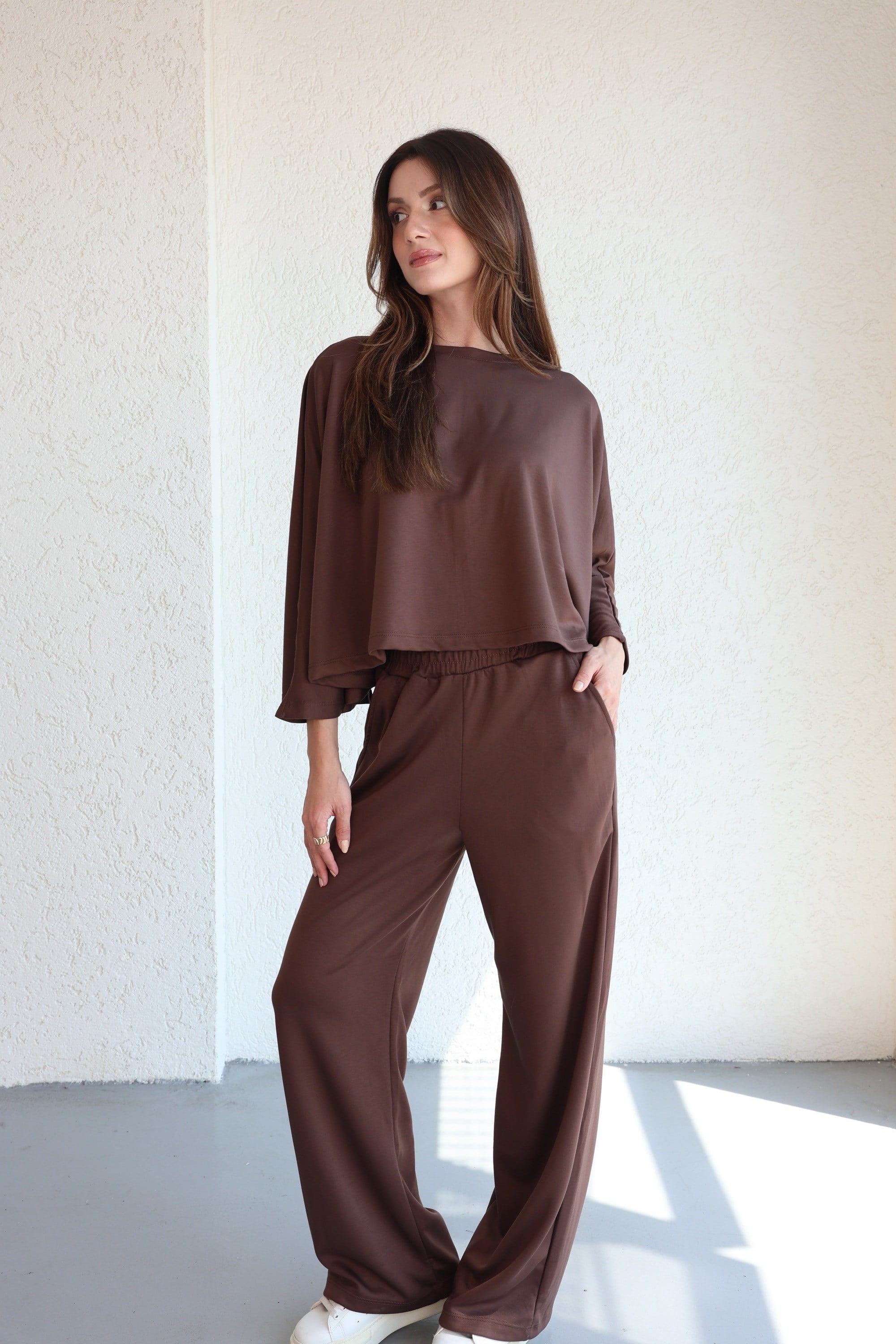 Pantolon TakımYarasa Kol Oysh Pantolon Bluz Takım