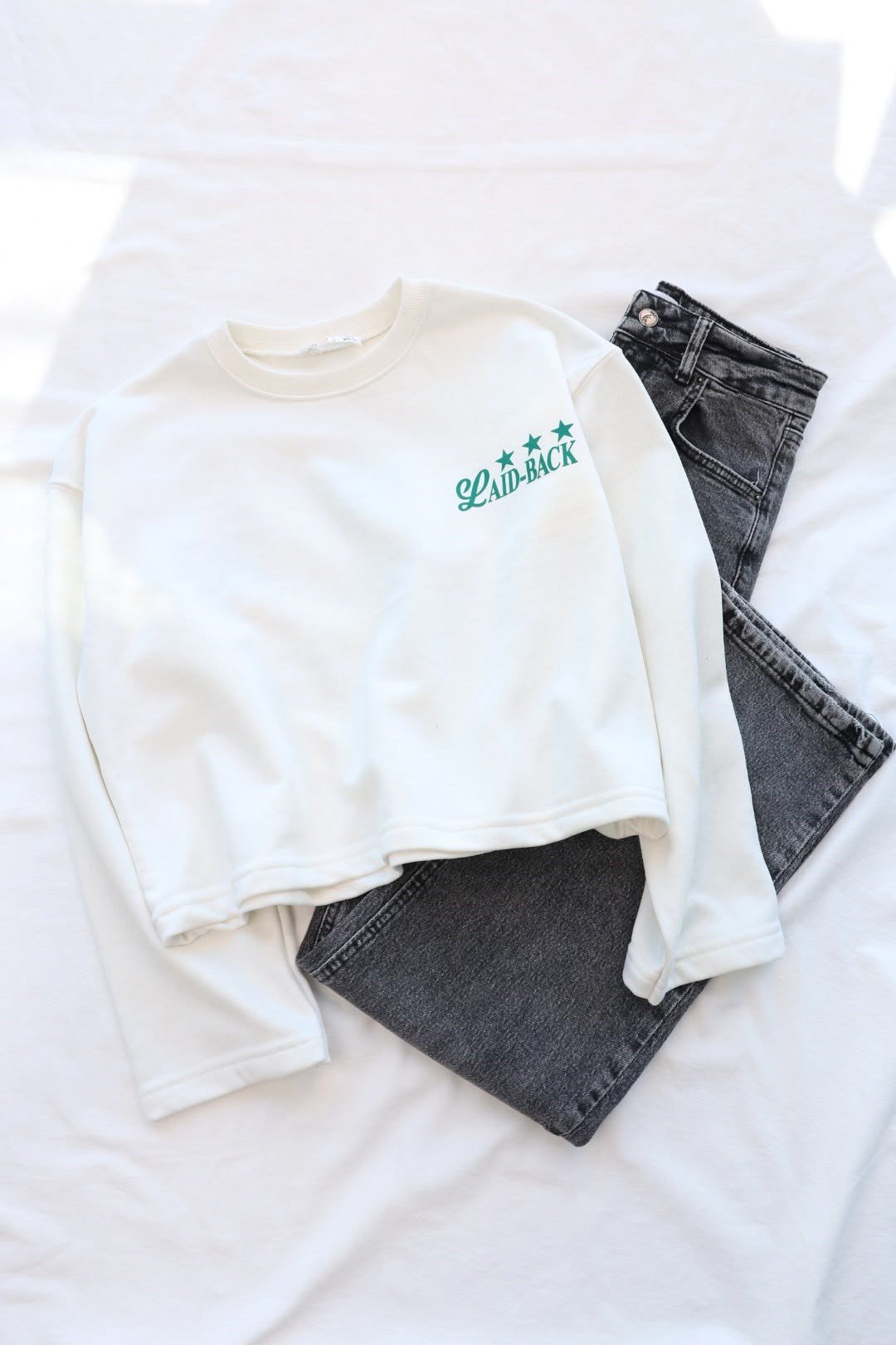 SweatLaid Baskılı Swaet