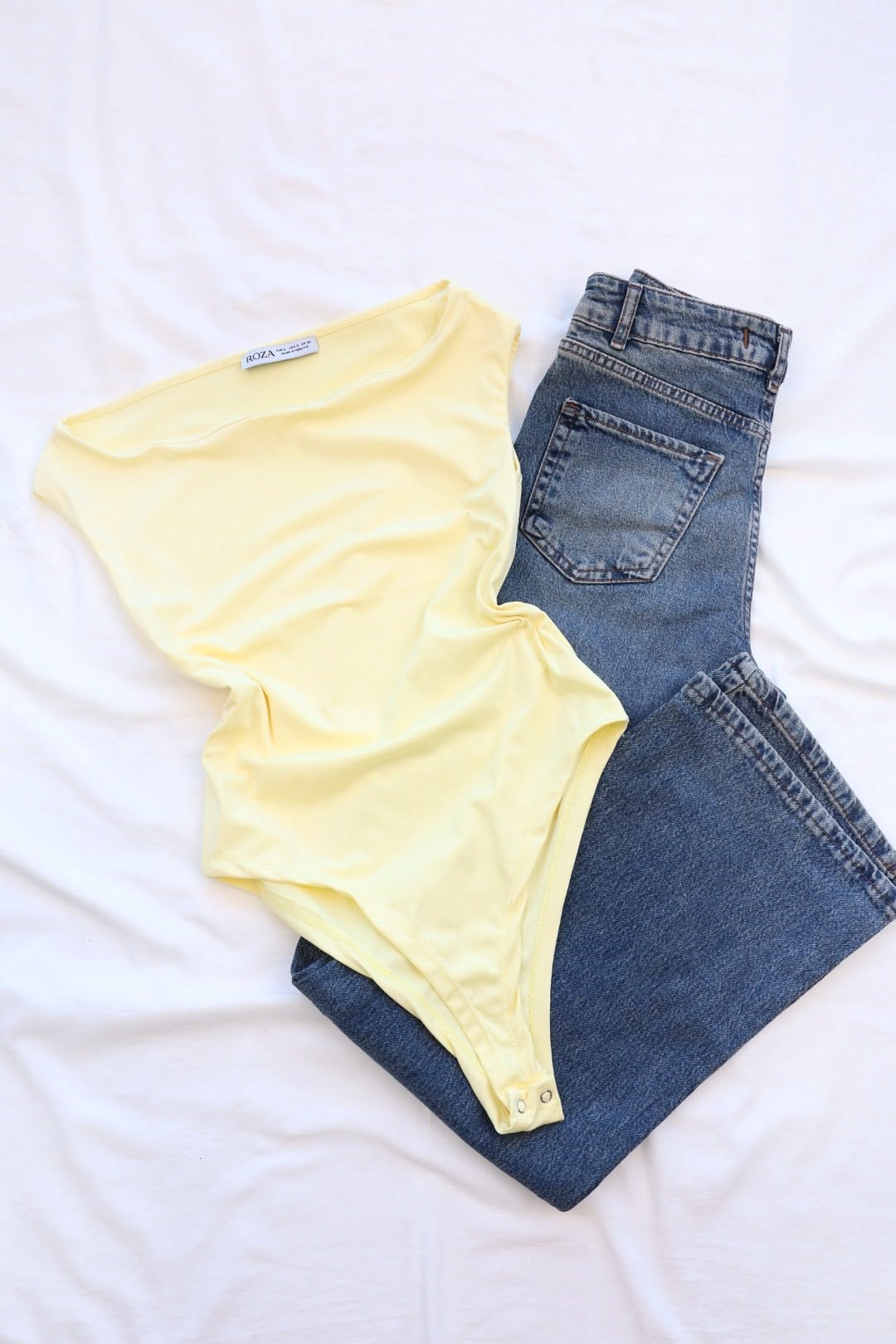 BodysuitKayık Yaka Dalgıç Bodysuit