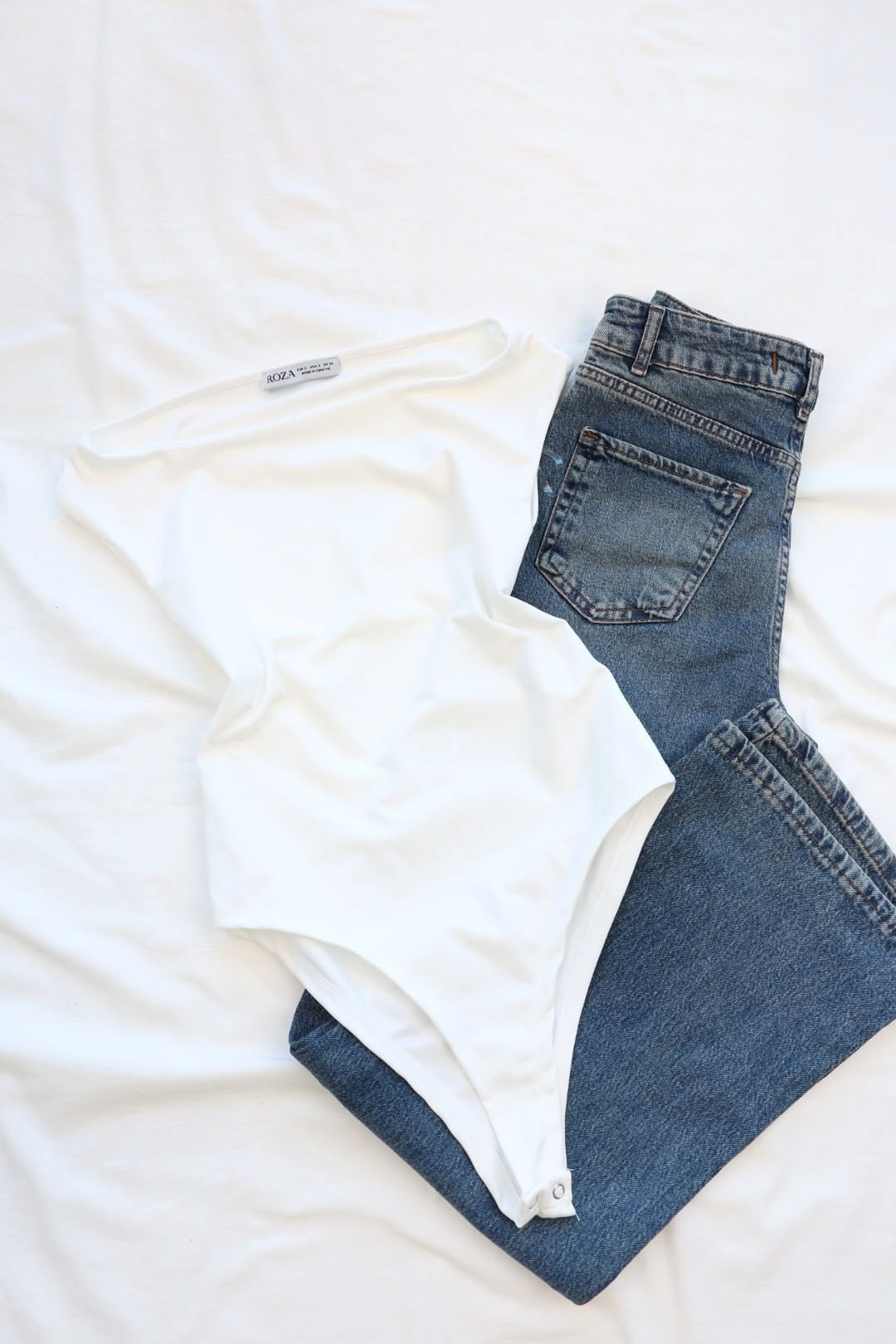 BodysuitKayık Yaka Dalgıç Bodysuit