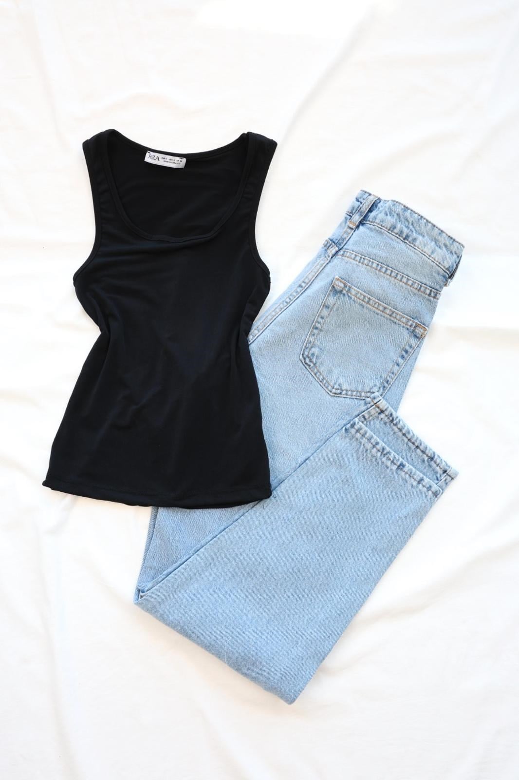 CroptopsAskılı Düz Atlet