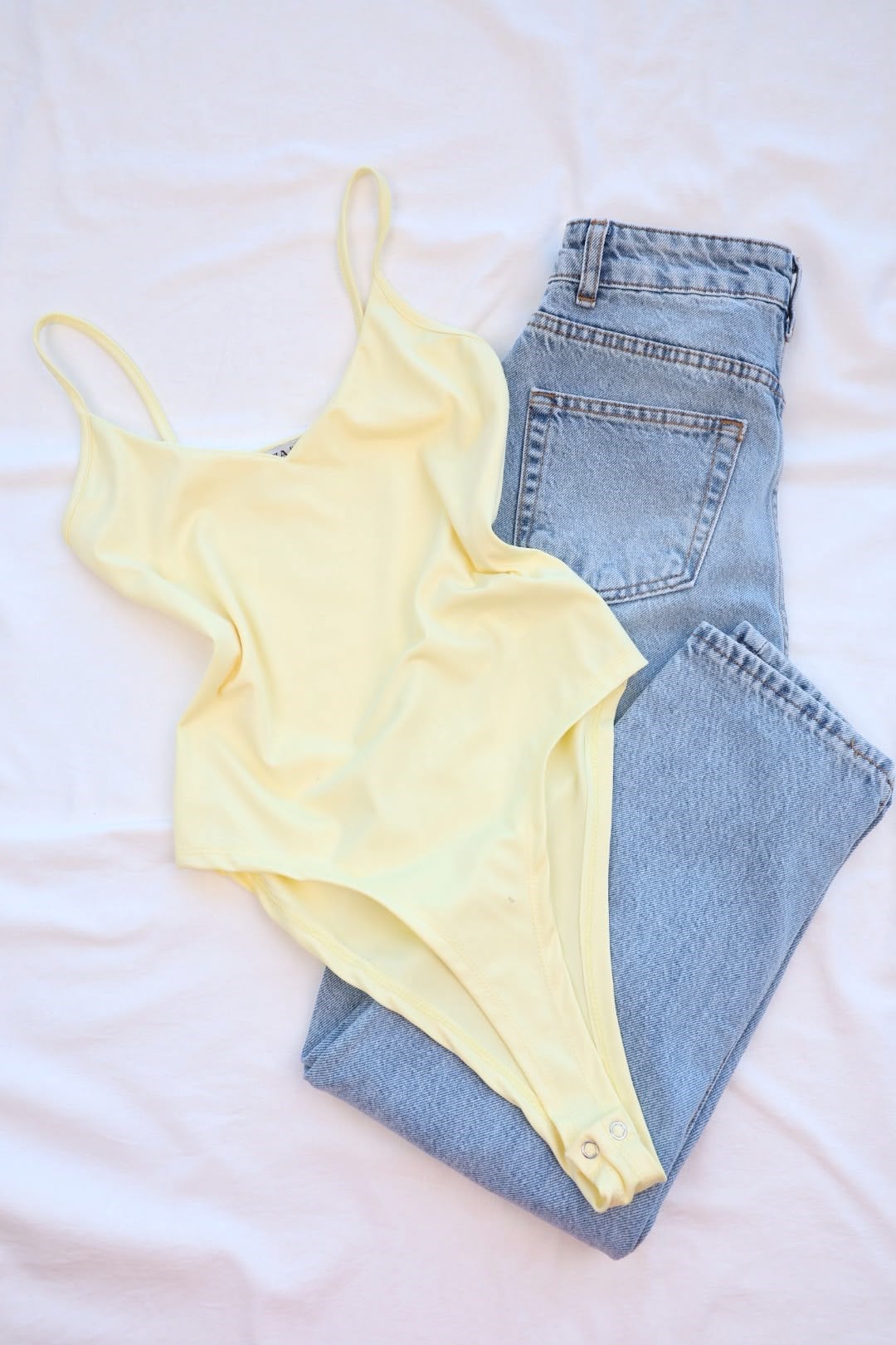 BodysuitAskılı Çıtçıtlı Bodysuit