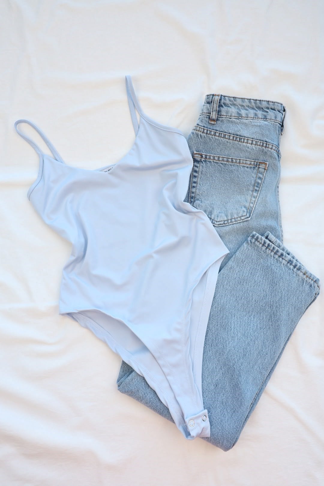 BodysuitAskılı Çıtçıtlı Bodysuit