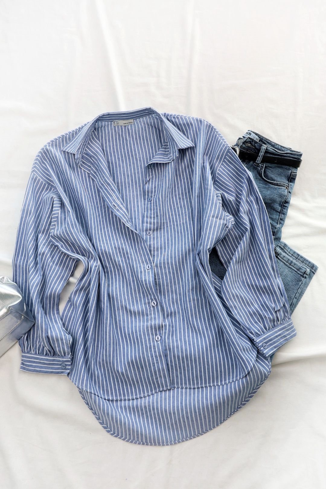 GömlekÇizgili Salaş Gömlek