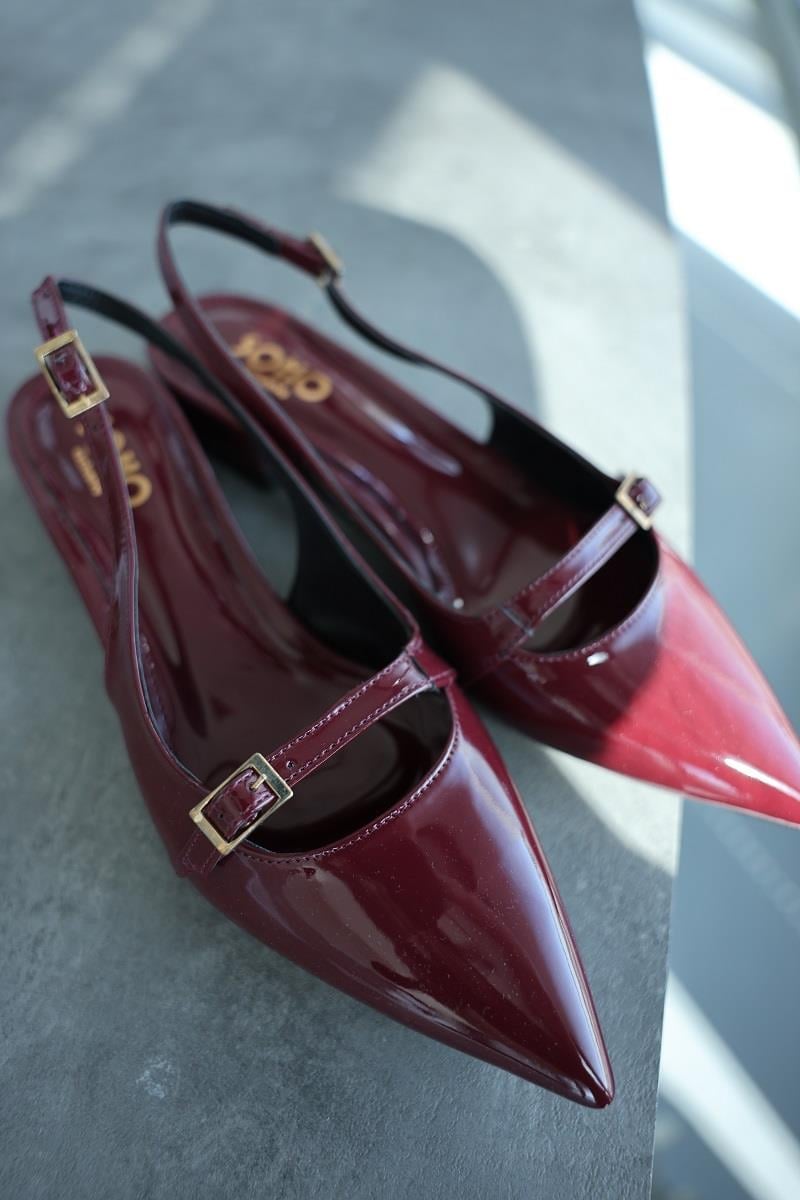 Topuklu AyakkabıKısa Topuklu Gentle Tokalı Babet