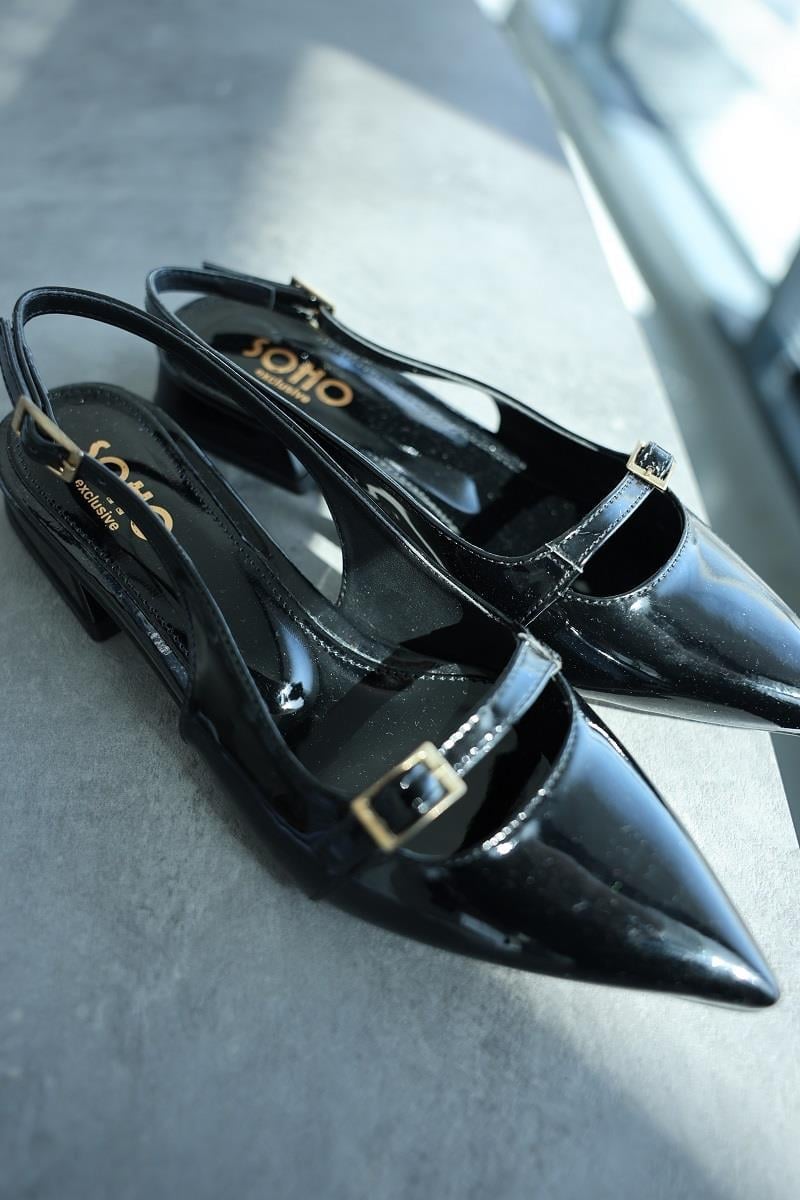 Topuklu AyakkabıKısa Topuklu Gentle Tokalı Babet