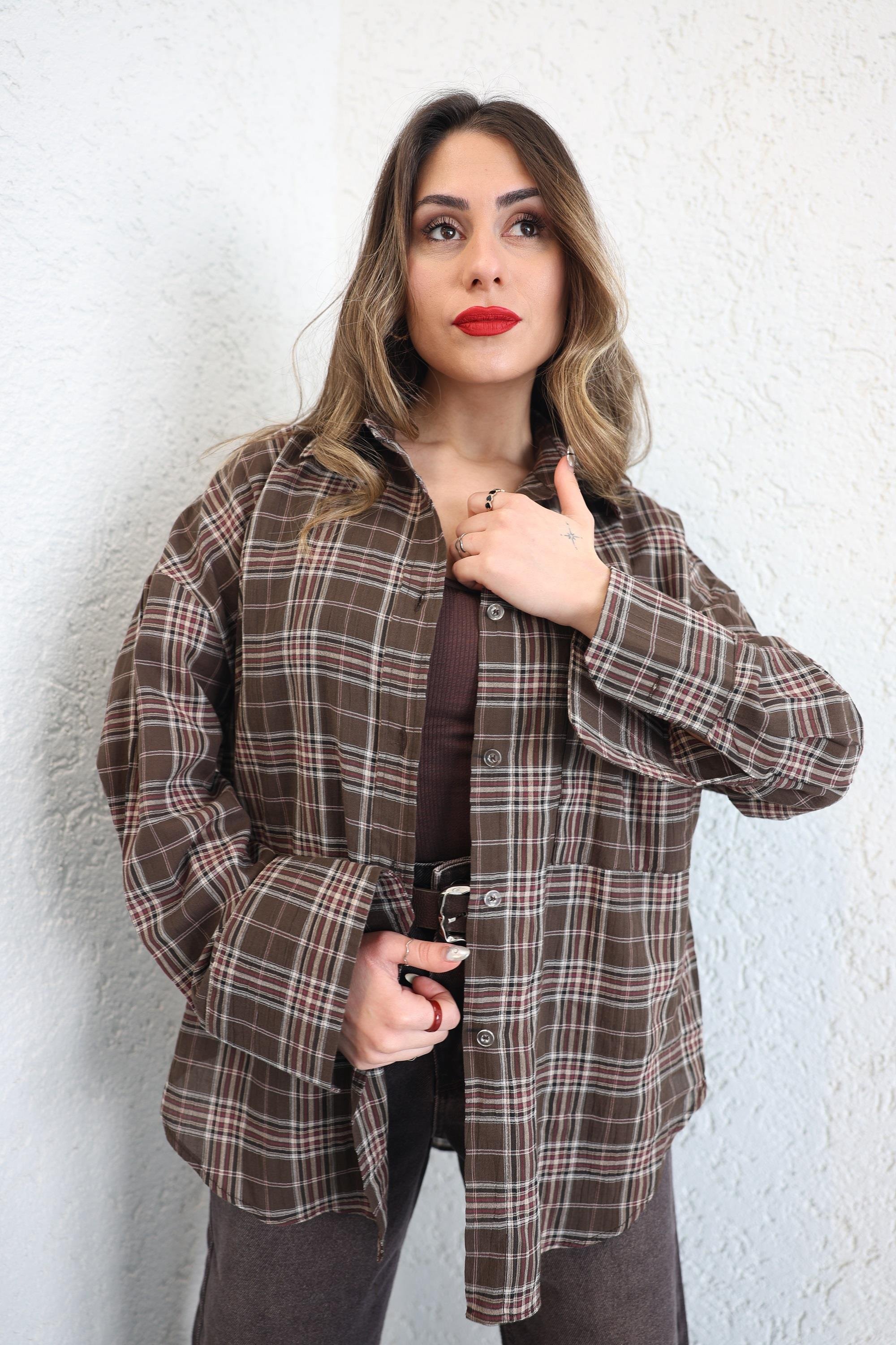 GömlekÇizgili Kore Gömlek