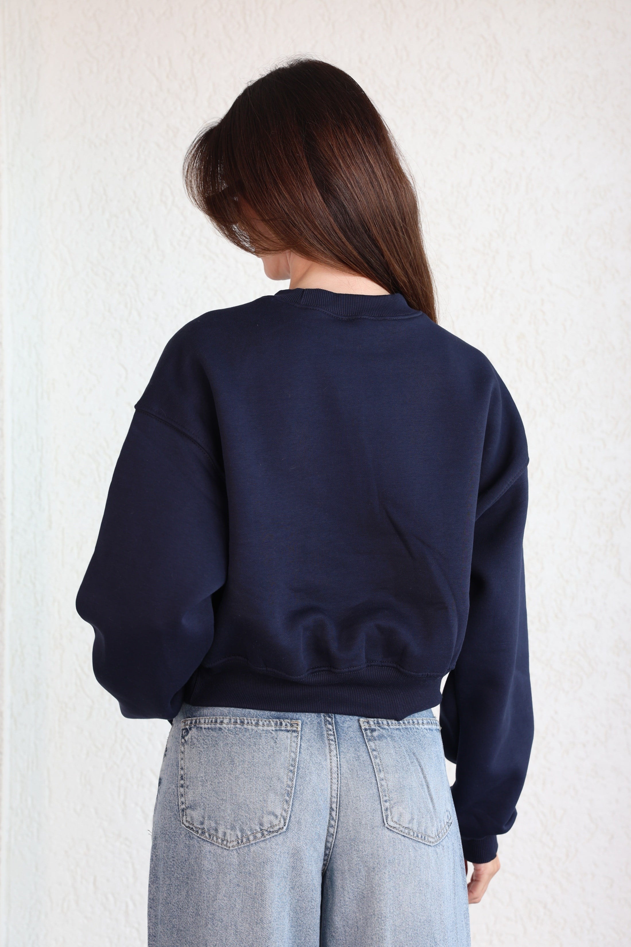 SweatO Yaka Basic Crop Sweat