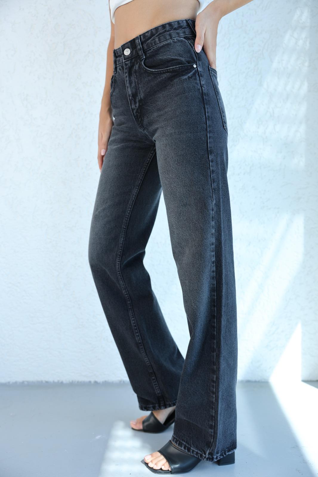 Jean/KotYıkamalı Plazzo Jean