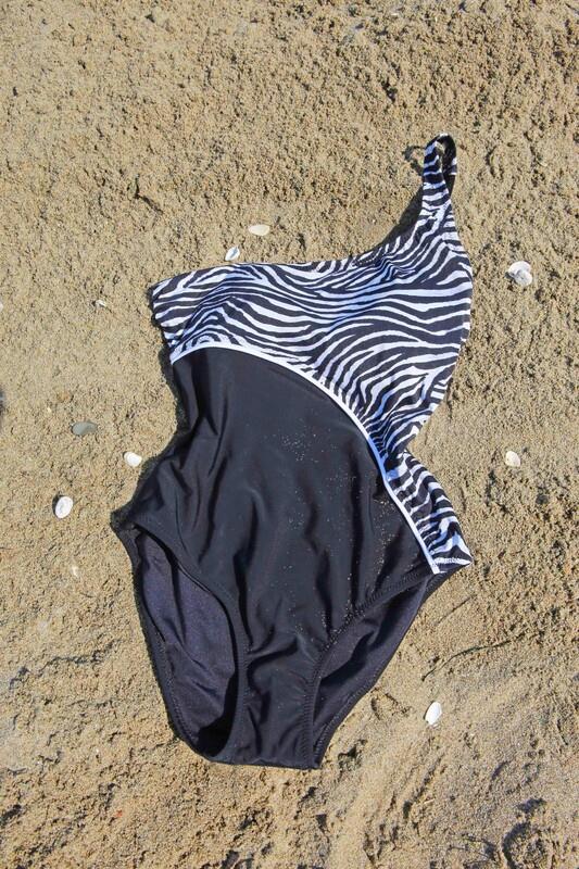 Tek Omuz Zebra Mayokini