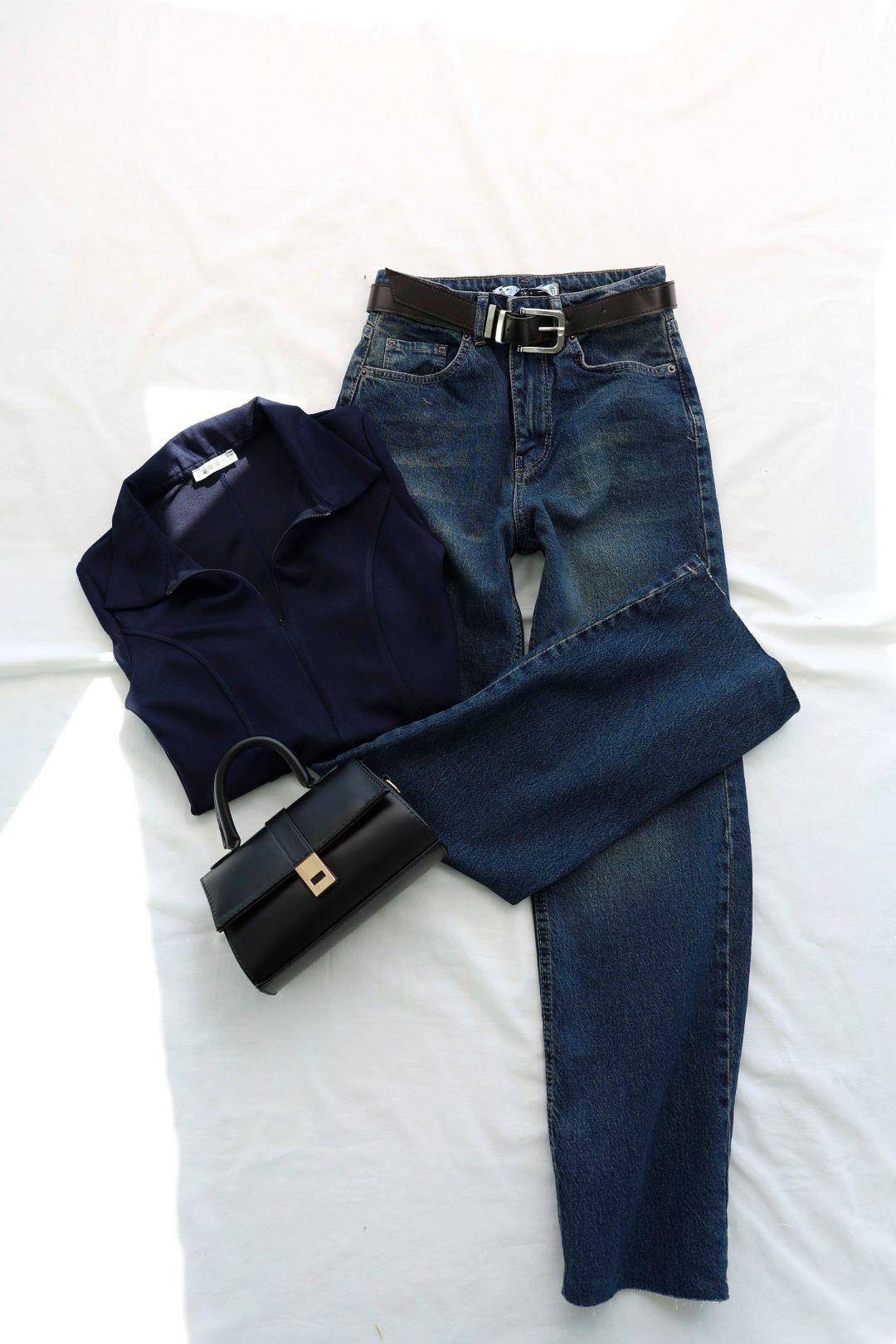 Jean/KotKesik Paça Kemerli Jean