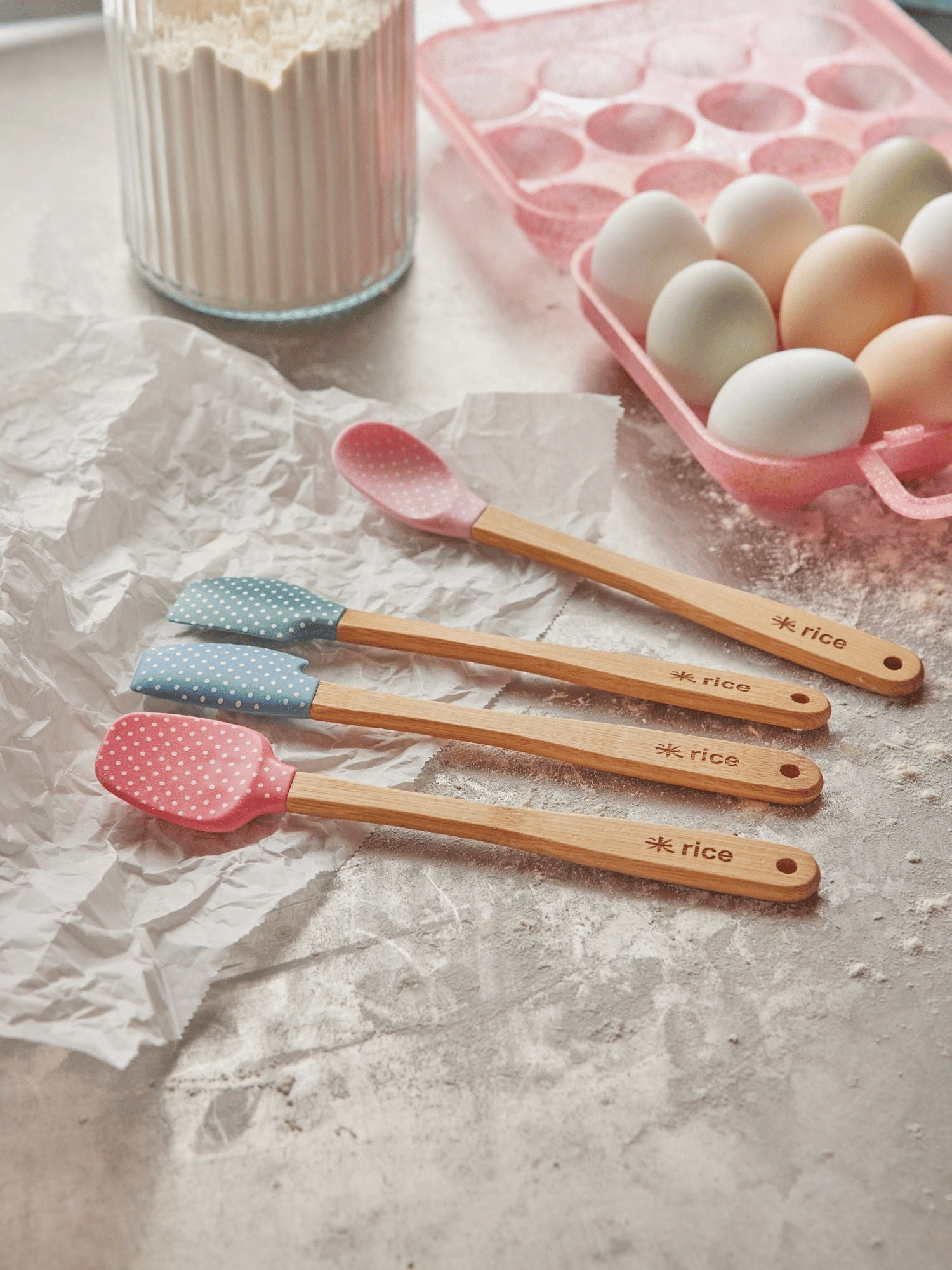 4'lü Küçük Silikon Spatula