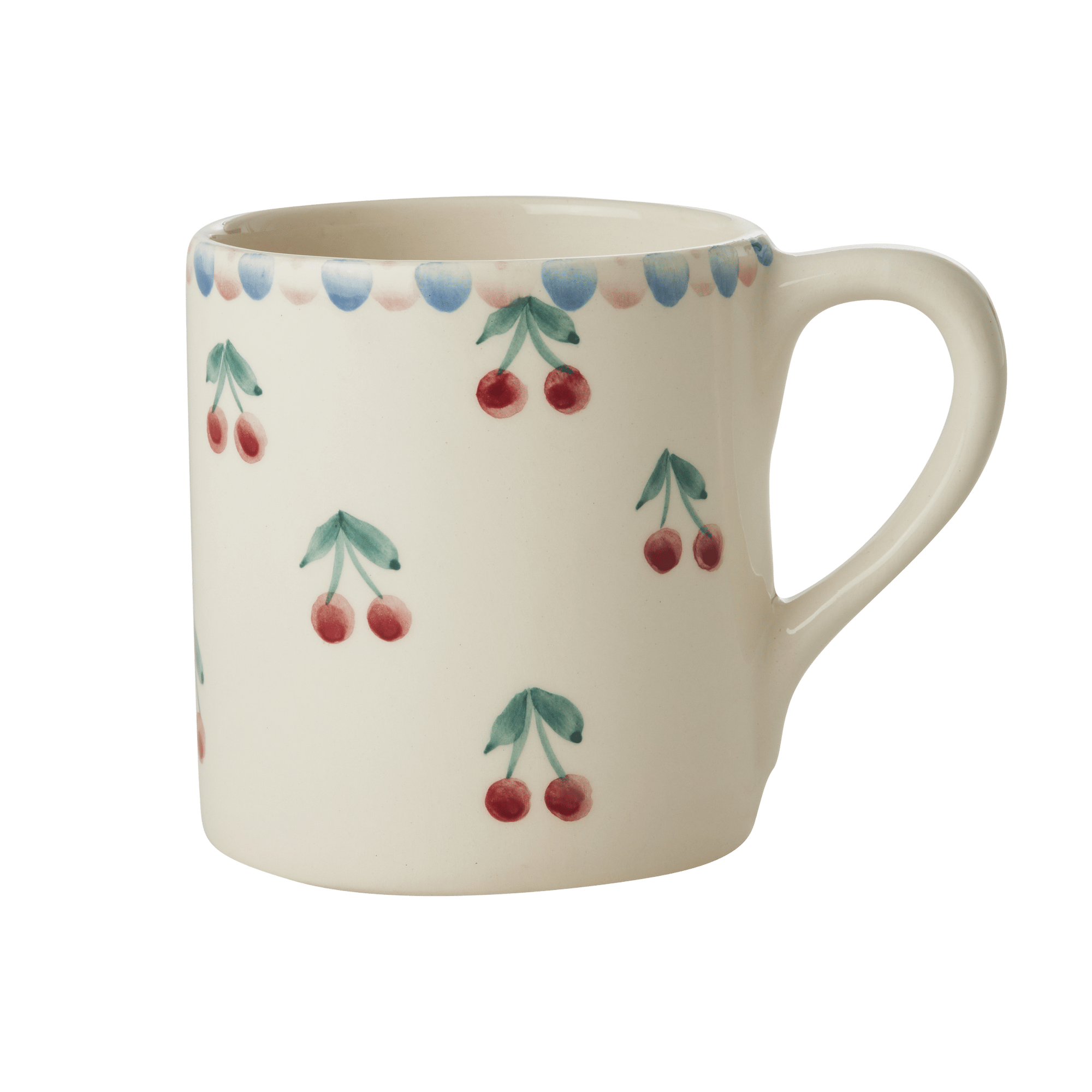 El Yapımı Seramik Mug - Kiraz