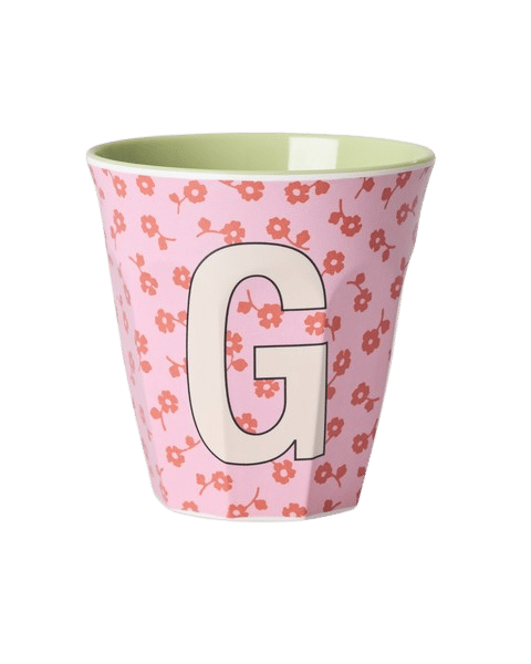 Melamin Çiçek Bardak - Pembe G