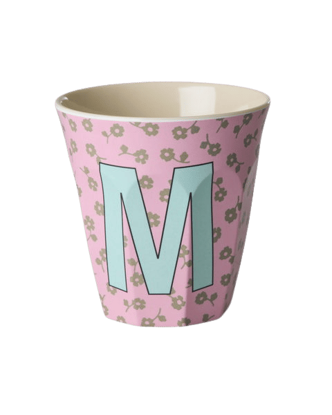 Melamin Çiçek Bardak - Pembe M