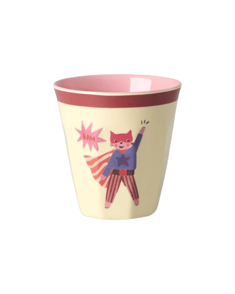 Melamin Çocuk Bardak Seti - Pembe Kahraman