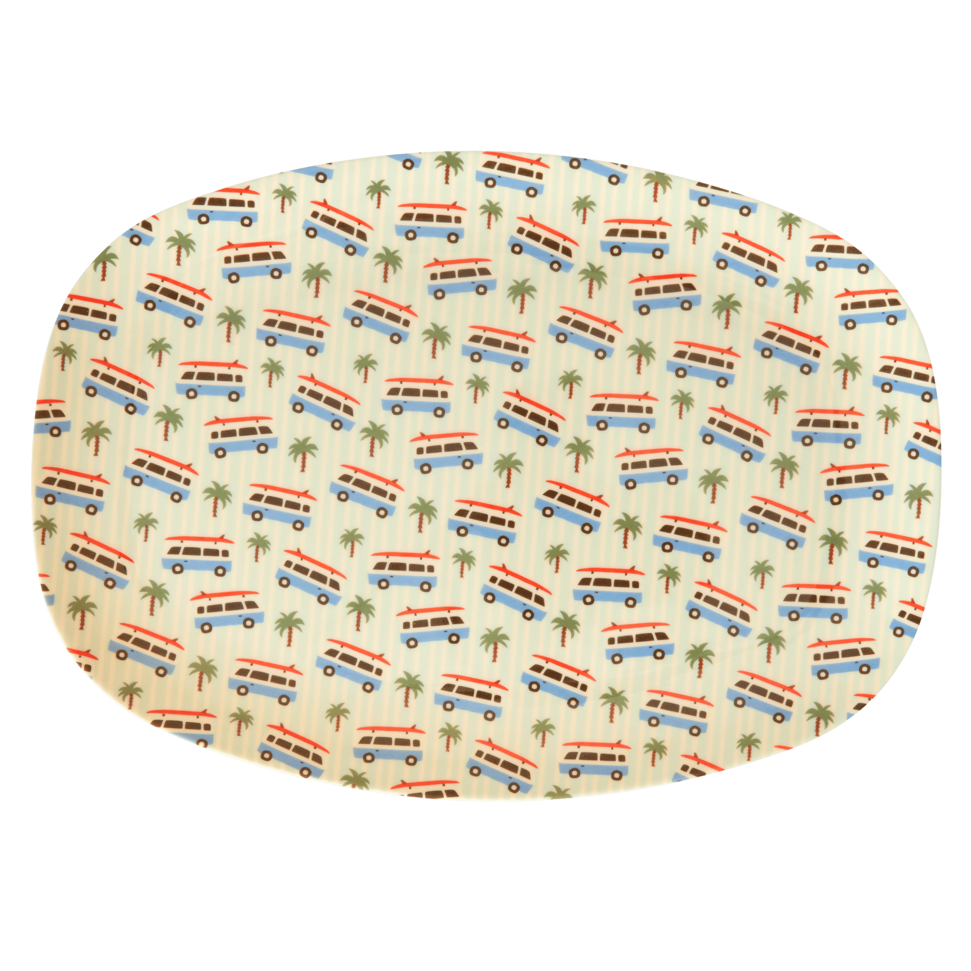 Melamin Dikdörtgen Tabak - Mavi Car Print