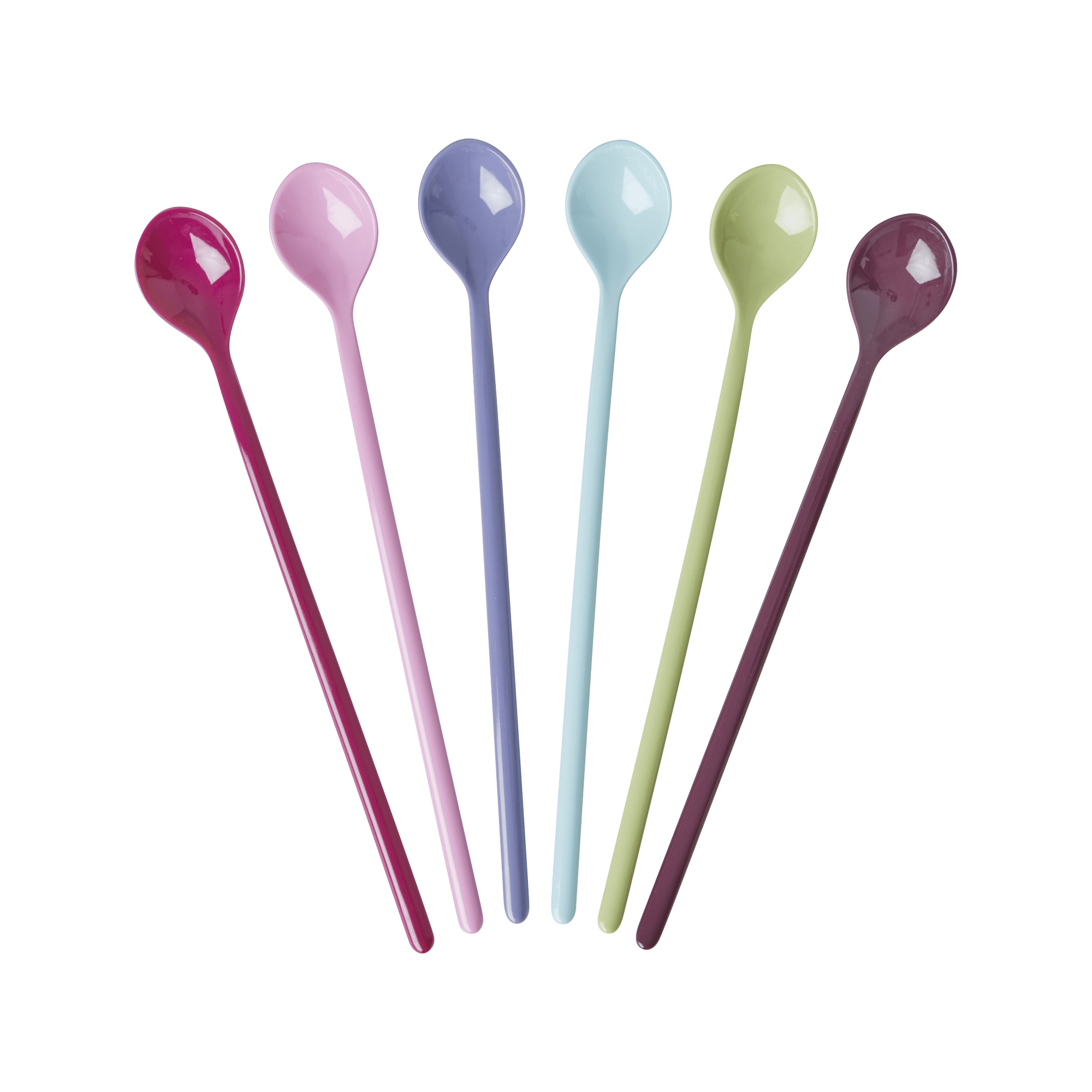Melamin Latte Kaşığı - 6'lı Set