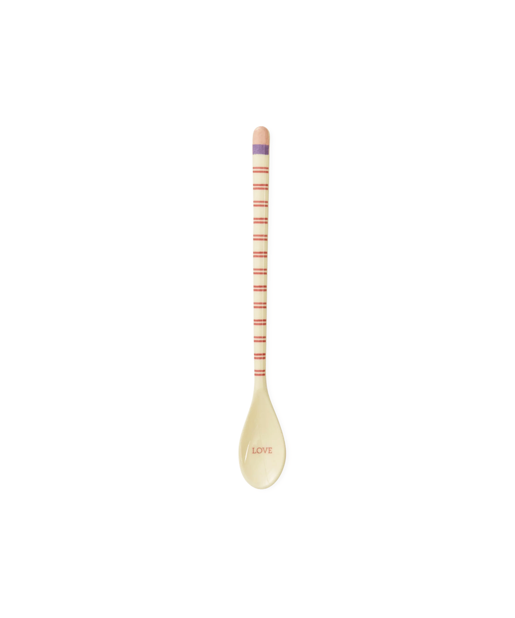 Melamin Latte Kaşığı - Çizgili