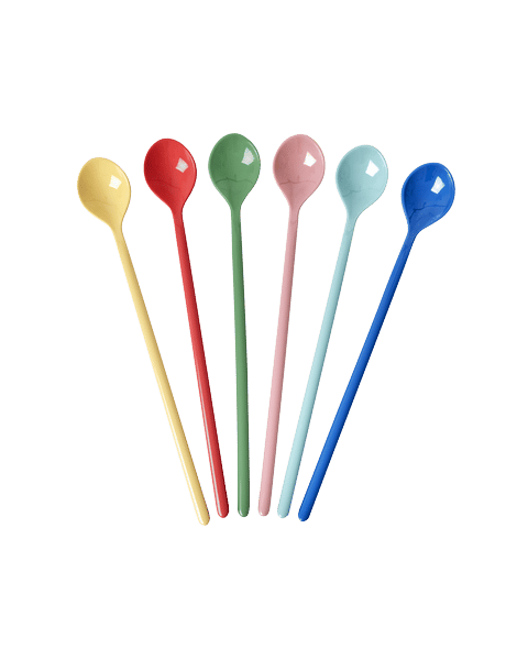 Melamin Latte Kaşık - 6'lı Set