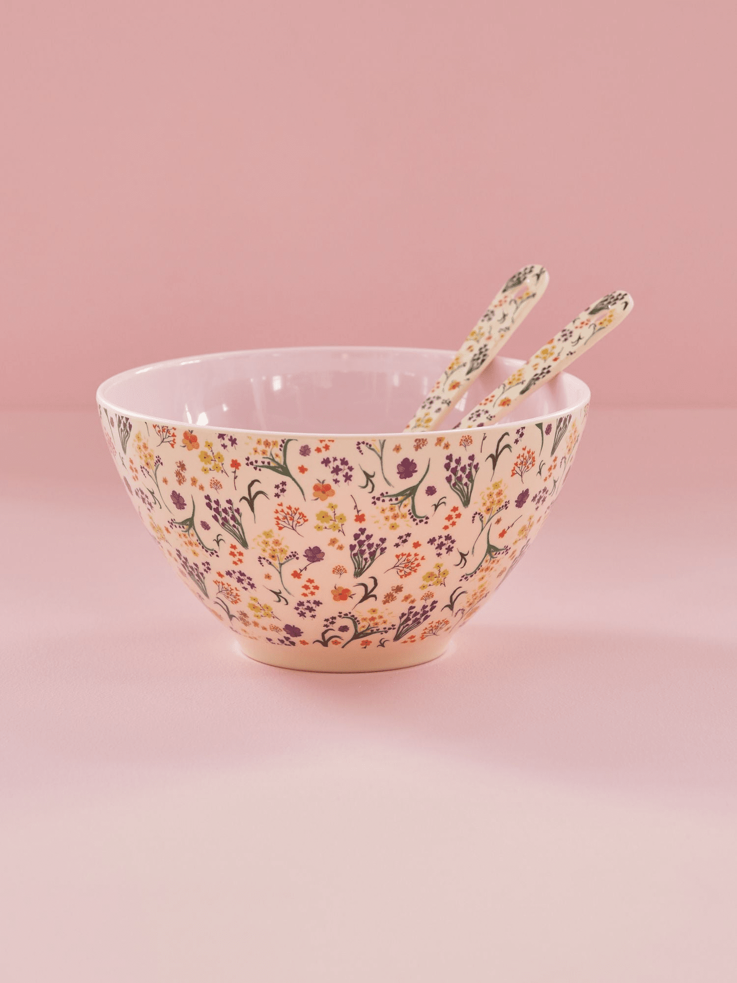 Melamin Salata Kaşığı - Flower