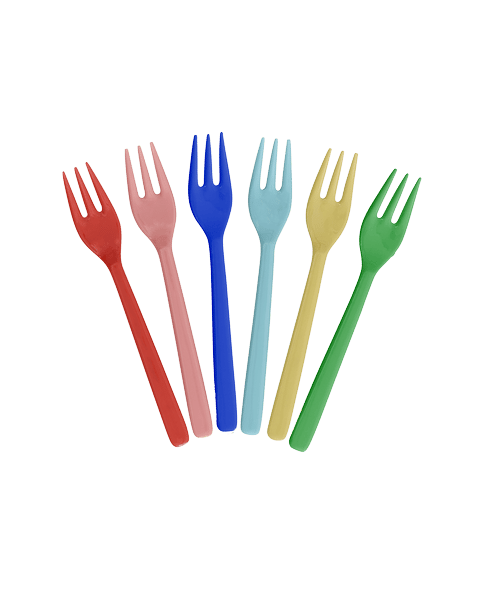 Melamin Tatlı Çatalı - 6'lı Set