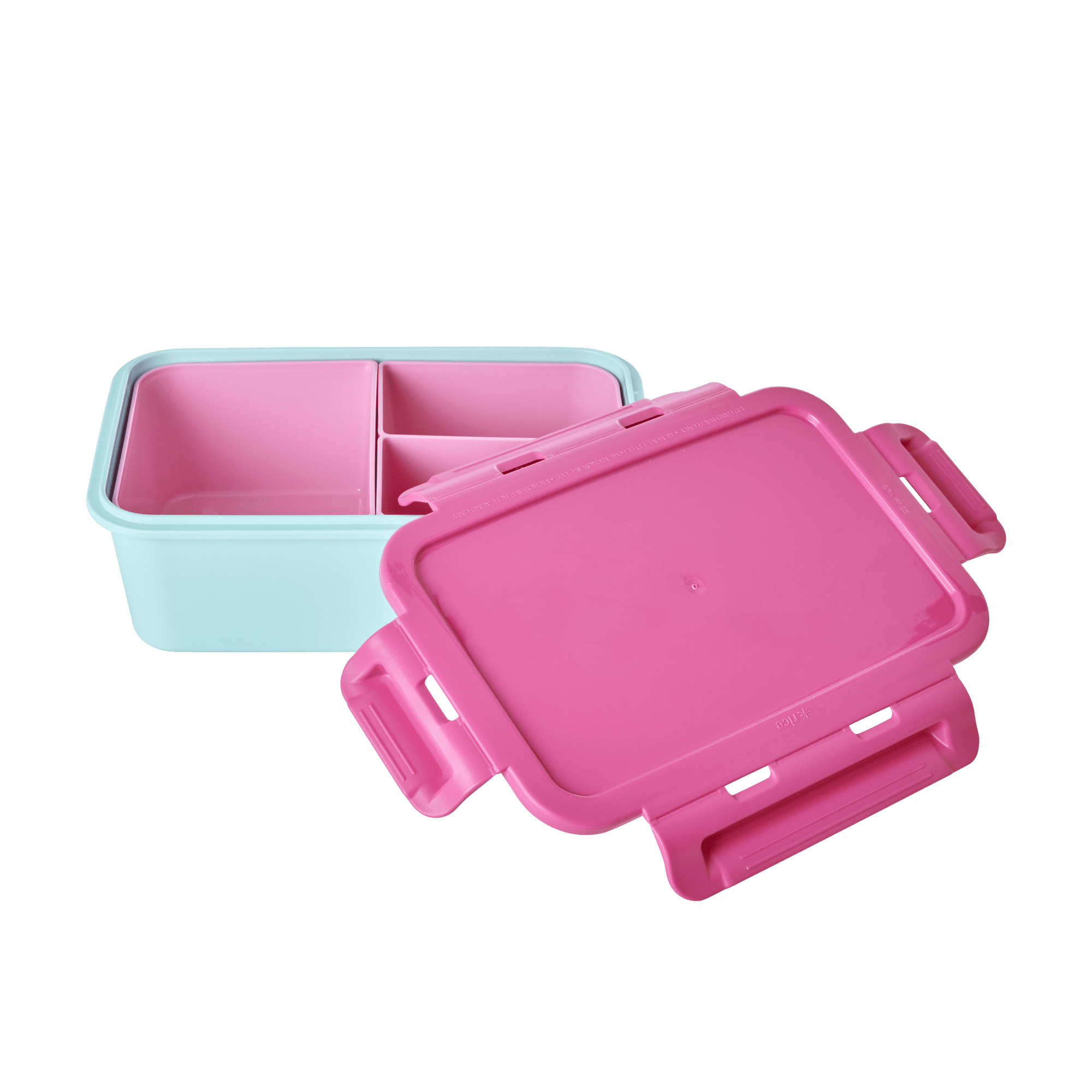 Plastik Lunchbox - Pink and Mint