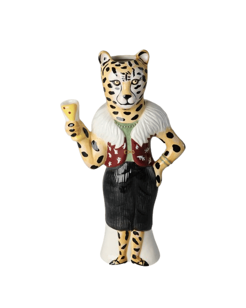 Seramik Vazo - Leopar