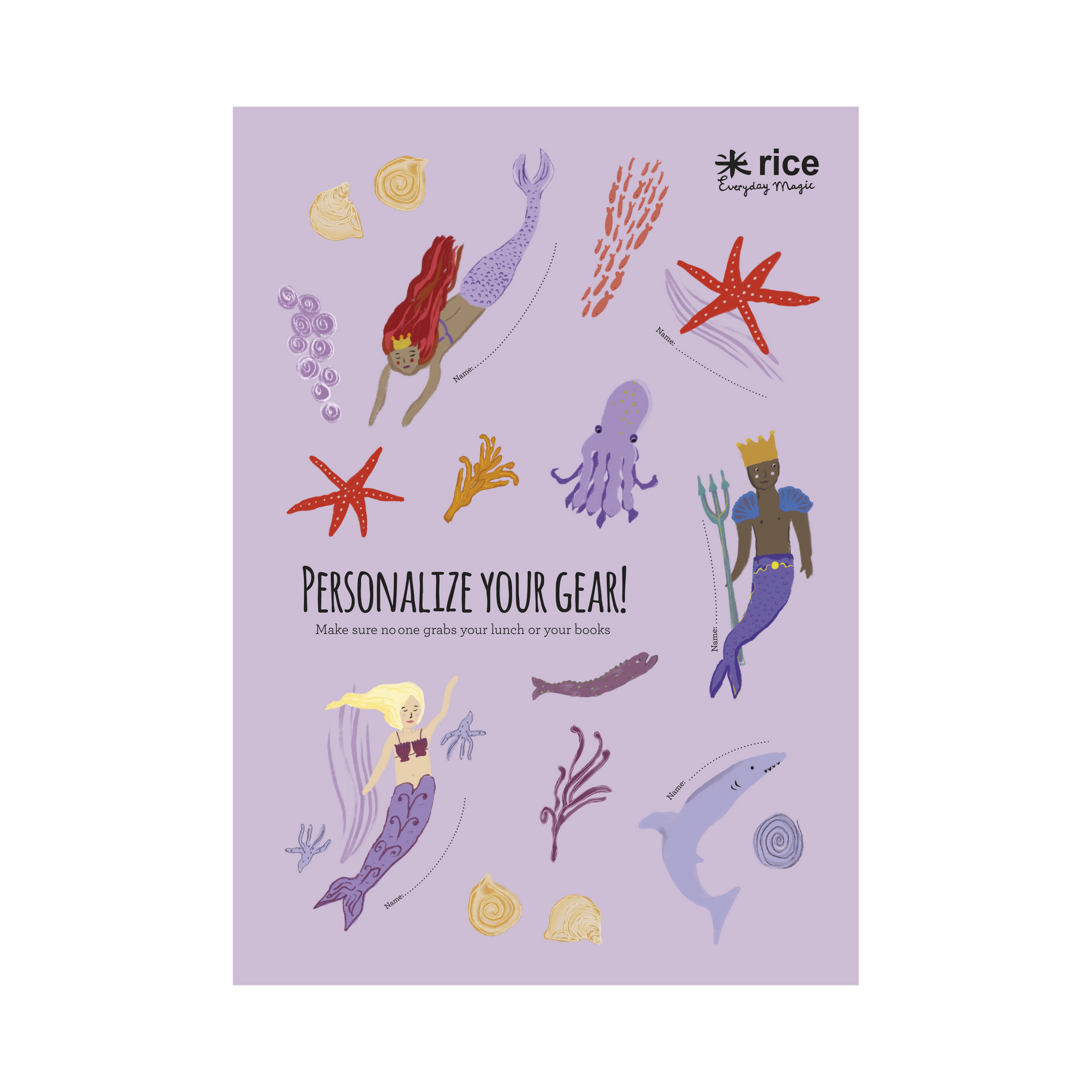 Stickers Lunchbox - Denizkızı