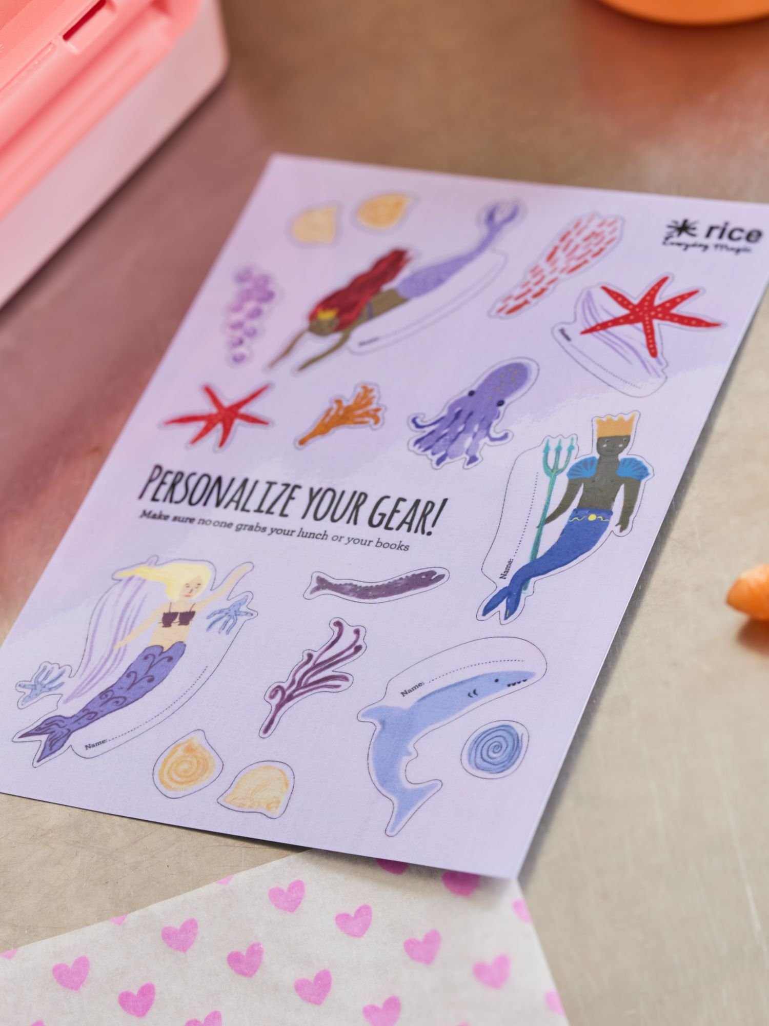 Stickers Lunchbox - Denizkızı