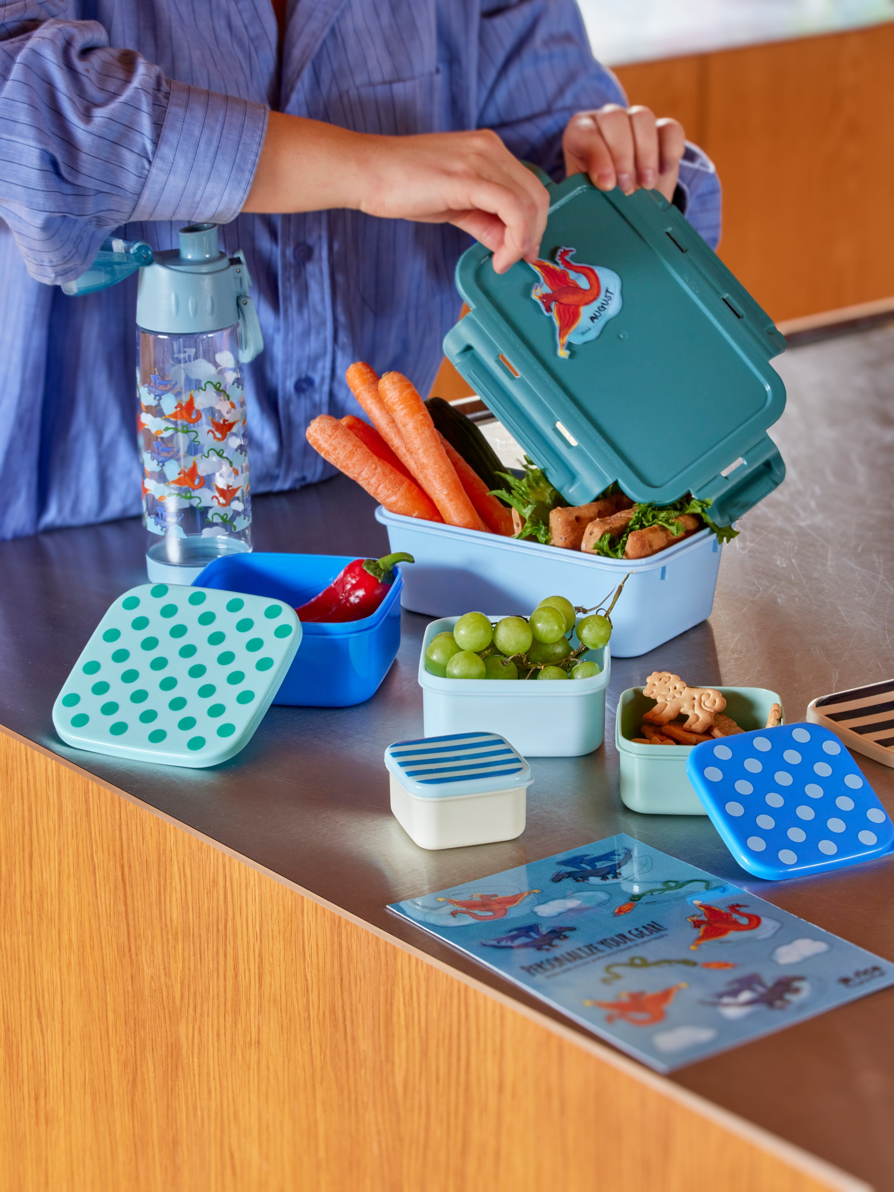 Stickers Lunchbox - Ejderha