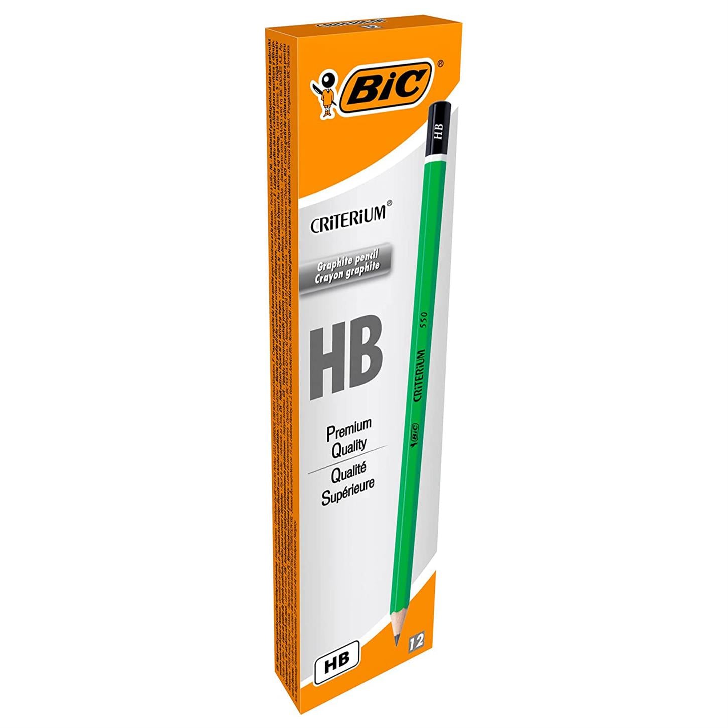 Bic Crıterıum 550 Dereceli Kurşun Kalem Siyah Uç  12li Kutu Yeşil Gövde Hb