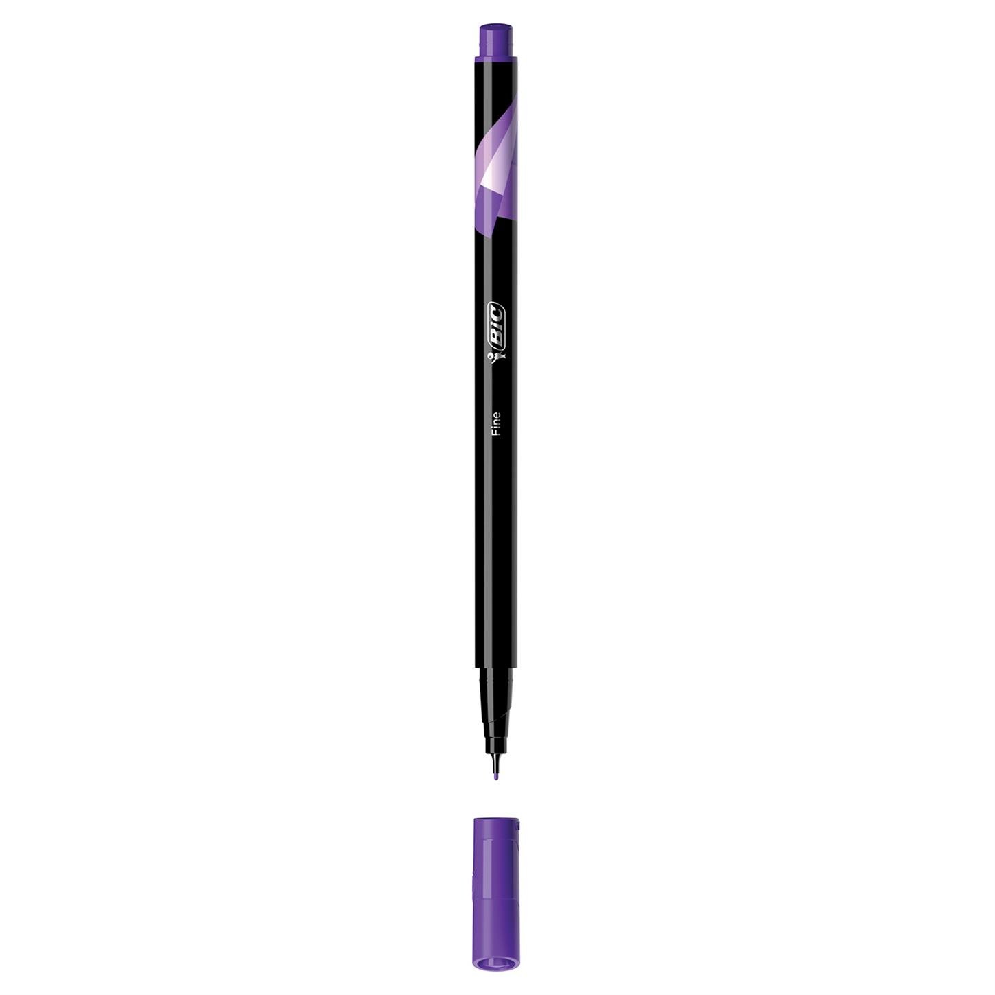 Bic Intensıty Fıne Lıner Keçe Uçlu Kalem, Mor