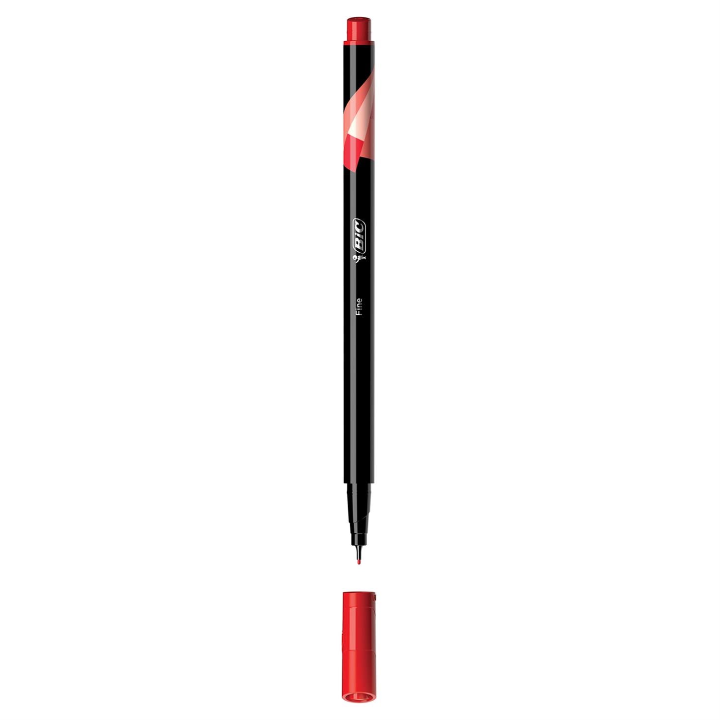 Bic Intensıty Fıne Lıner Keçe Uçlu Kalem, Kırmızı