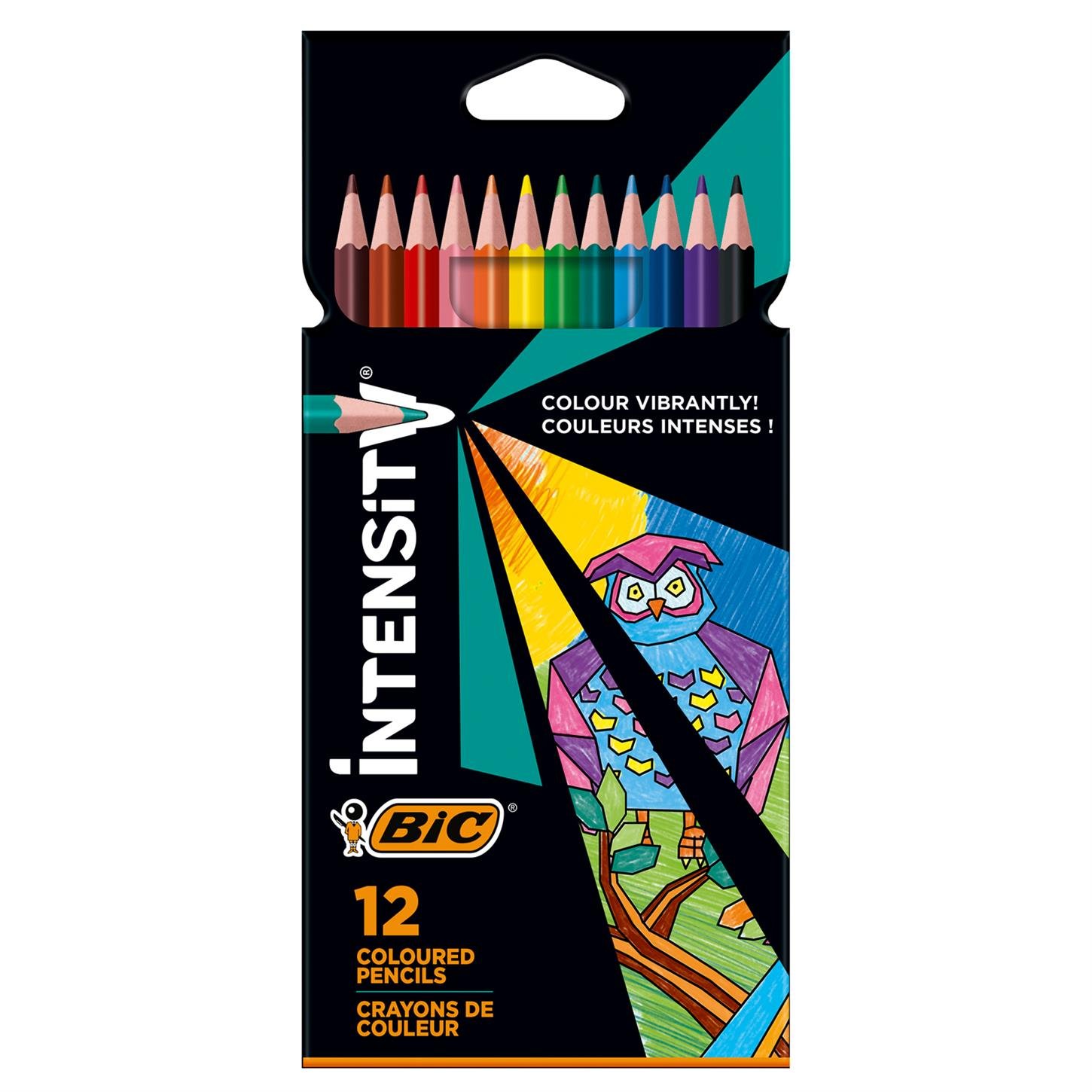Bic Intensıty Kuru Boya Kalemi, 12 Renk