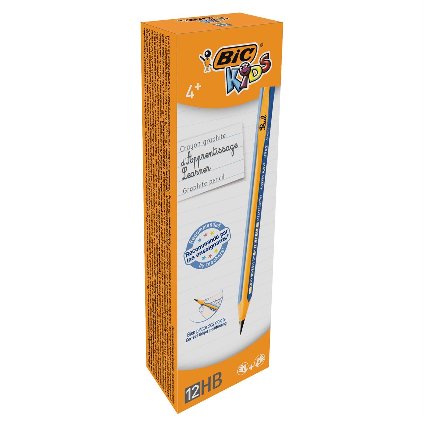 Bic Kıds Evolutıon Üçgen Jumbo Başlangıç Kurşun  Kalemi Siyah Uç Mavi Gövde